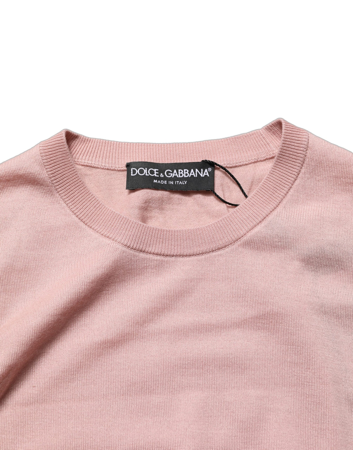 Dolce & Gabbana Pink Sleeveless Cashmere Knitted Tank Women's Top