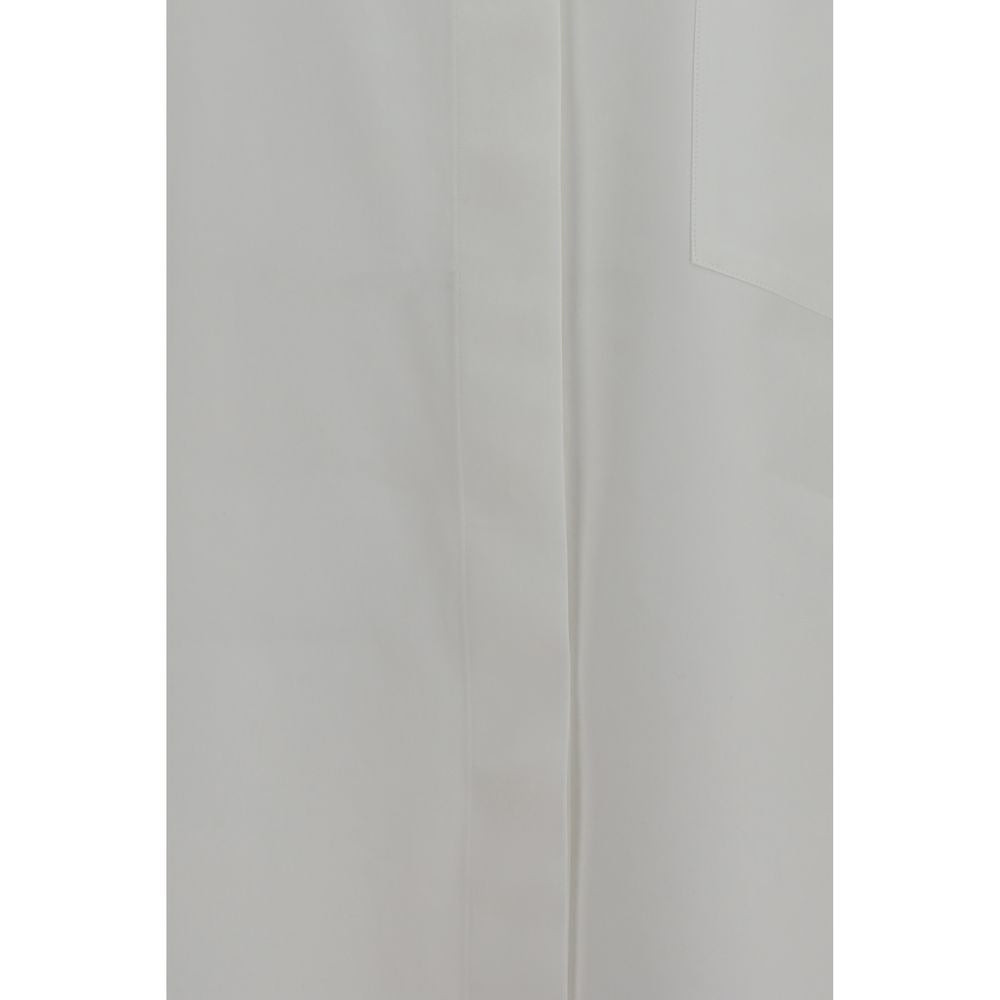 Givenchy White Cotton Dress Women's Shirt