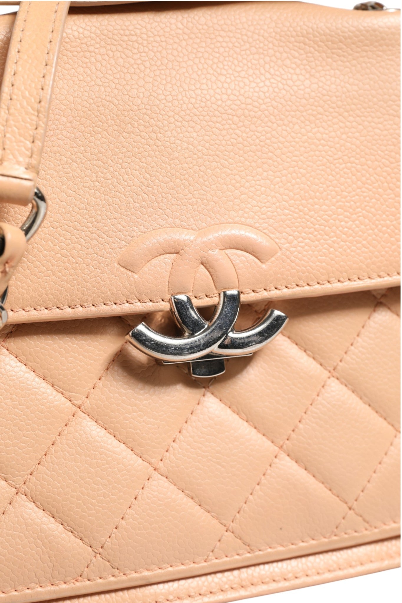 Chanel Goatskin Quilted Small CC Box Flap Women's Bag (Pre-Owned)