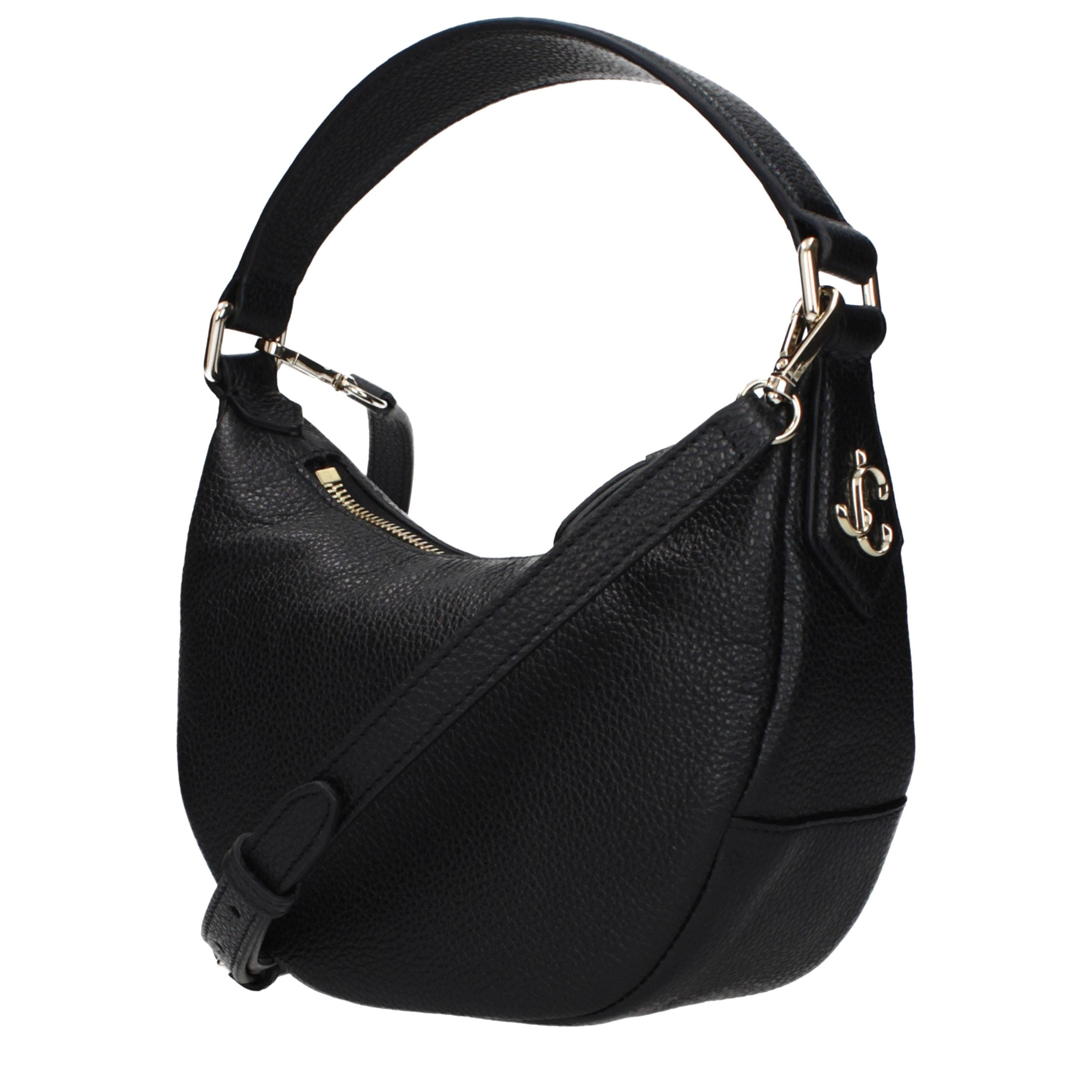 Jimmy Choo Black Leather Women's Handbag