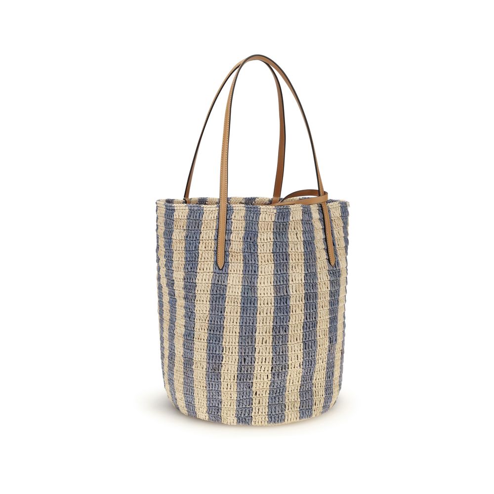 Valentino Garavani Multicolor Raffia Backet Women's Bag