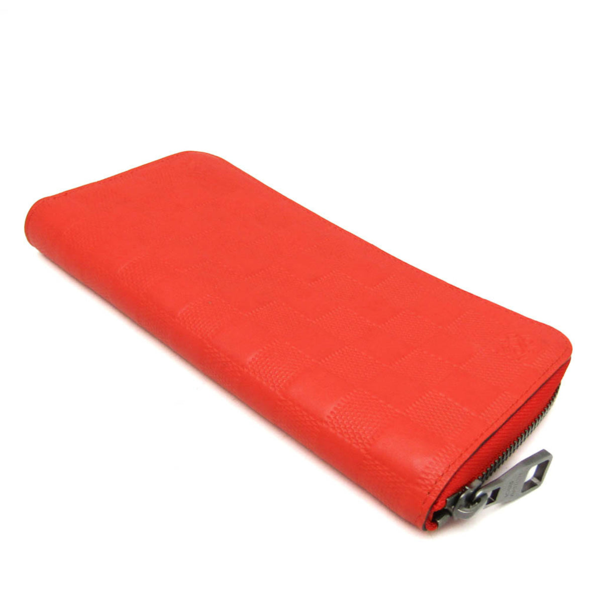 Louis Vuitton Zippy Damier Infini Leather Red Leather Wallets Accessory (Pre-Owned)