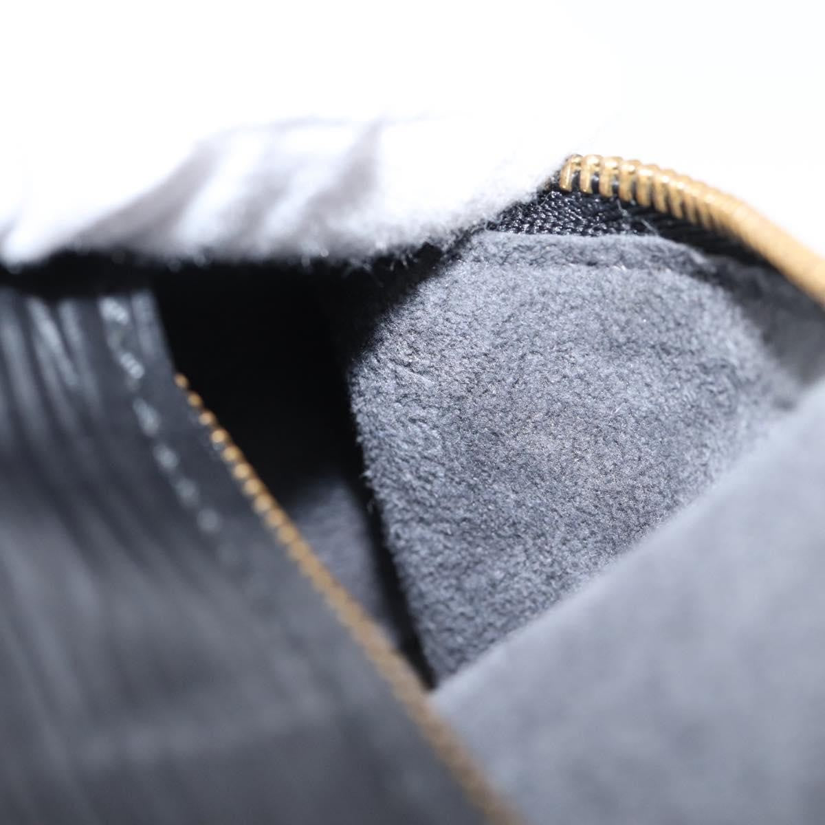 Louis Vuitton Soufflot Pochette Epi Leather Black Leather Clutche & Pouche Bag (Pre-Owned)