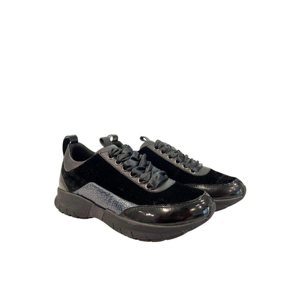 Borbonese Black Fabric Women Women's Sneaker