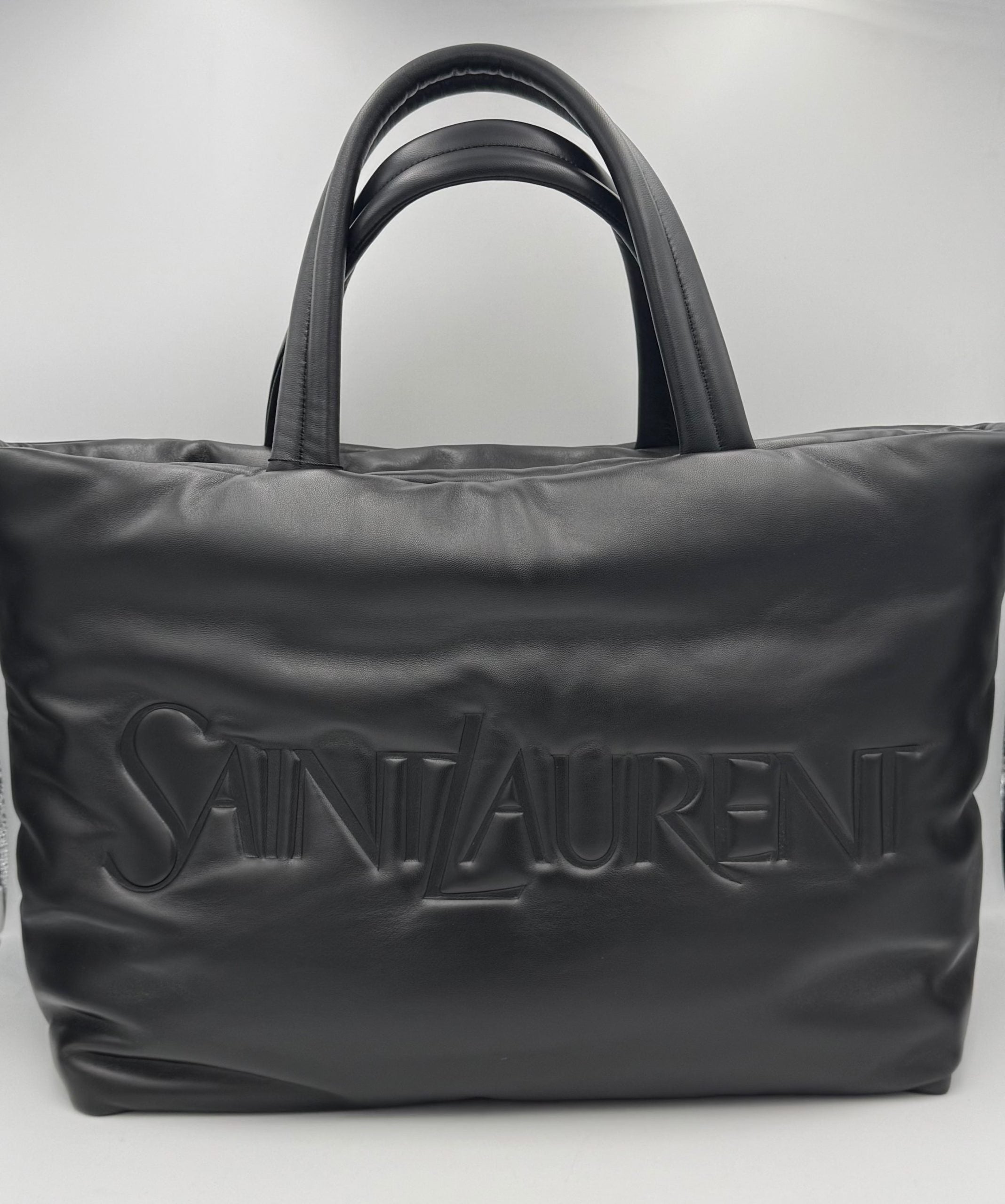 Saint Laurent SAINT LAURENT Shopping Bag Large in Lambskin (Pre-Owned)