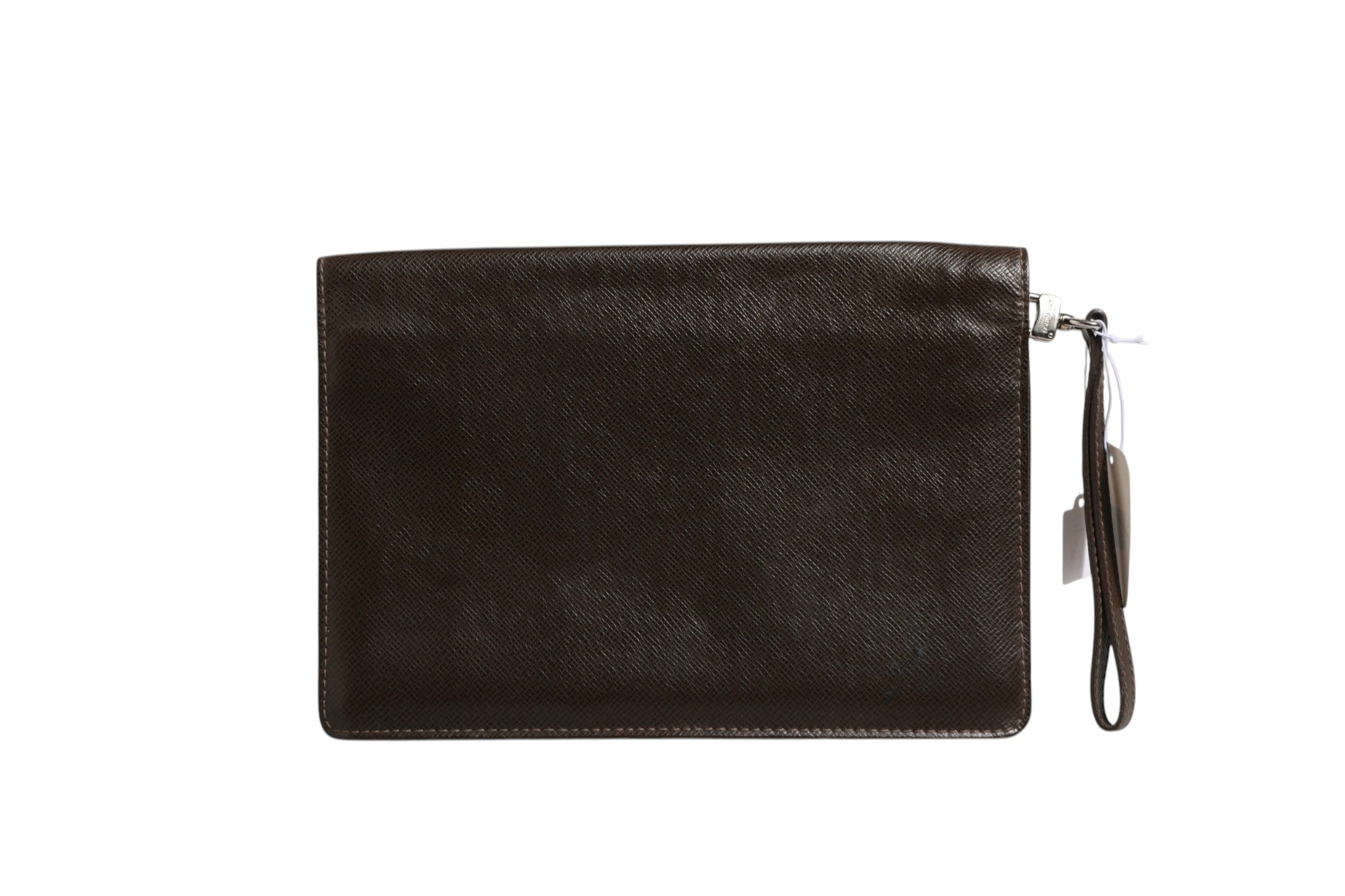 Louis Vuitton Belaia Clutch Taiga Women's Leather (Pre-Owned)