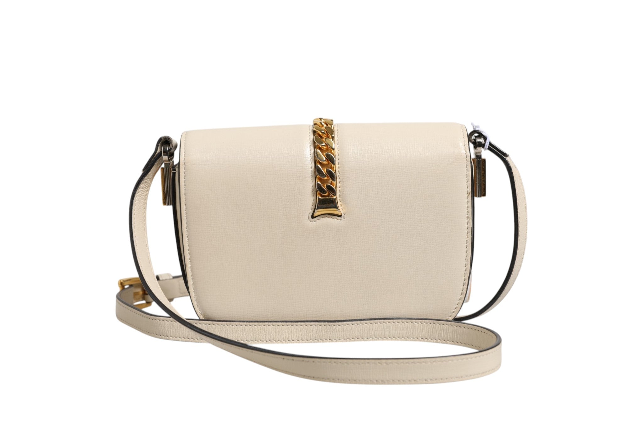 Gucci Sylvie 1969 Mini Leather Shoulder Women's Bag (Pre-Owned)
