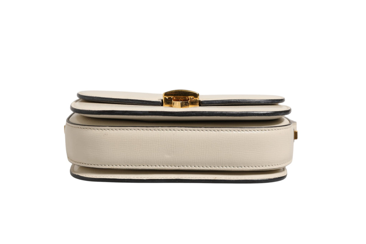 Gucci Sylvie 1969 Mini Leather Shoulder Women's Bag (Pre-Owned)