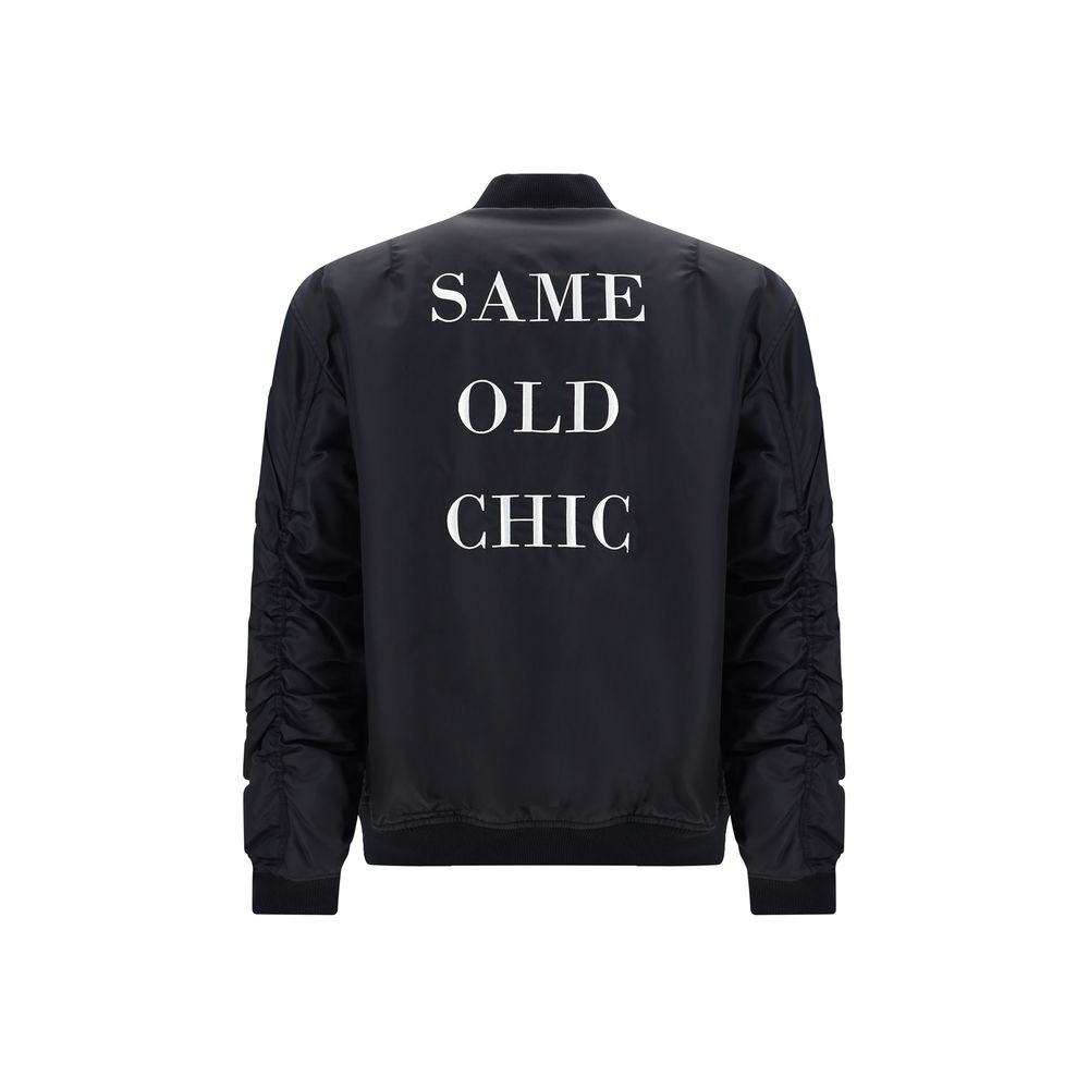 Moschino Black Polyamide Men's Bomber