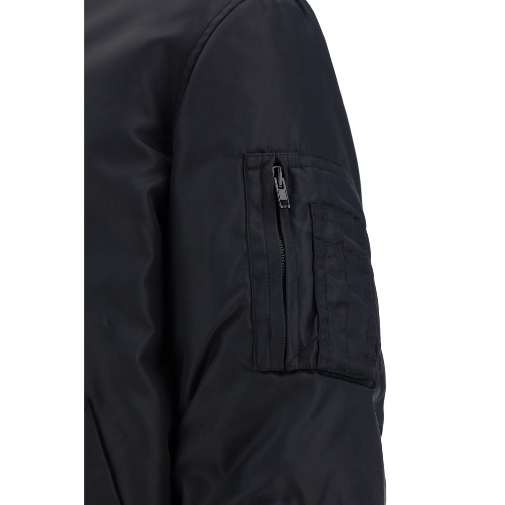 Moschino Black Polyamide Men's Bomber