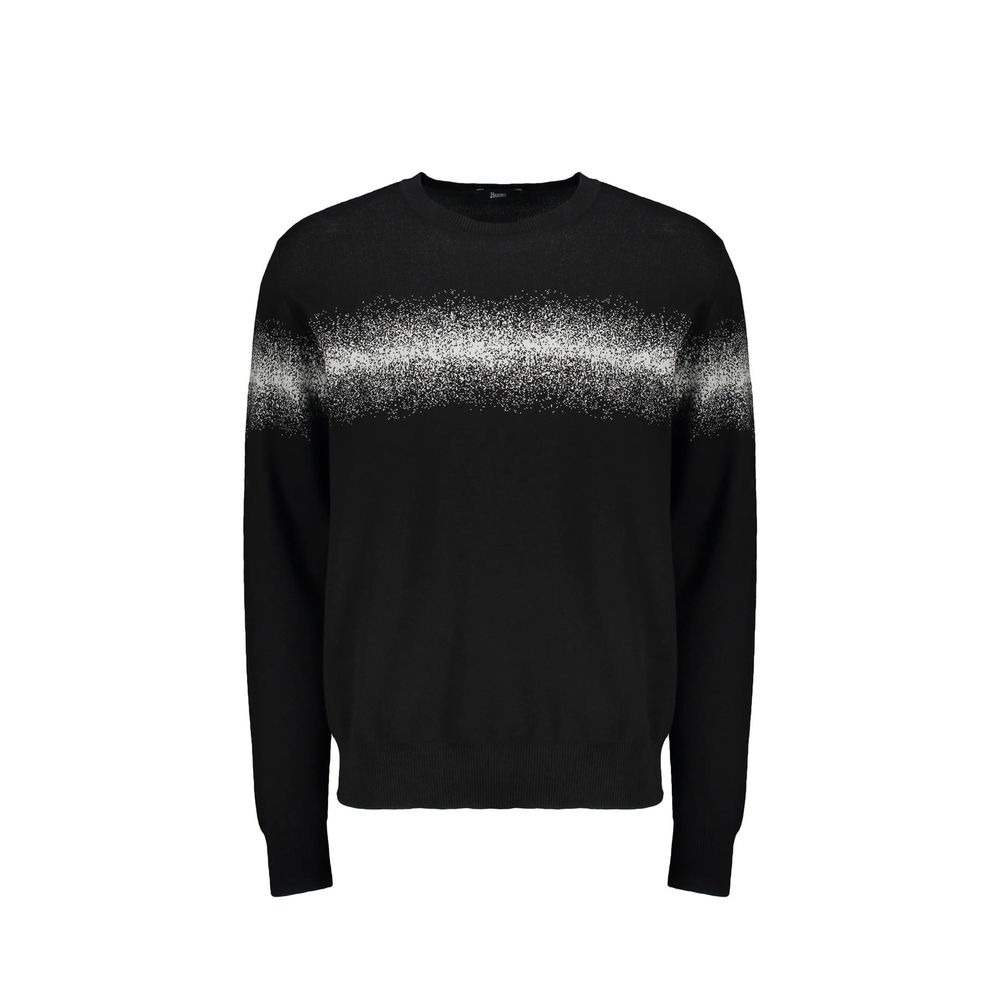 Herno Black Cotton Men's Sweatshirt