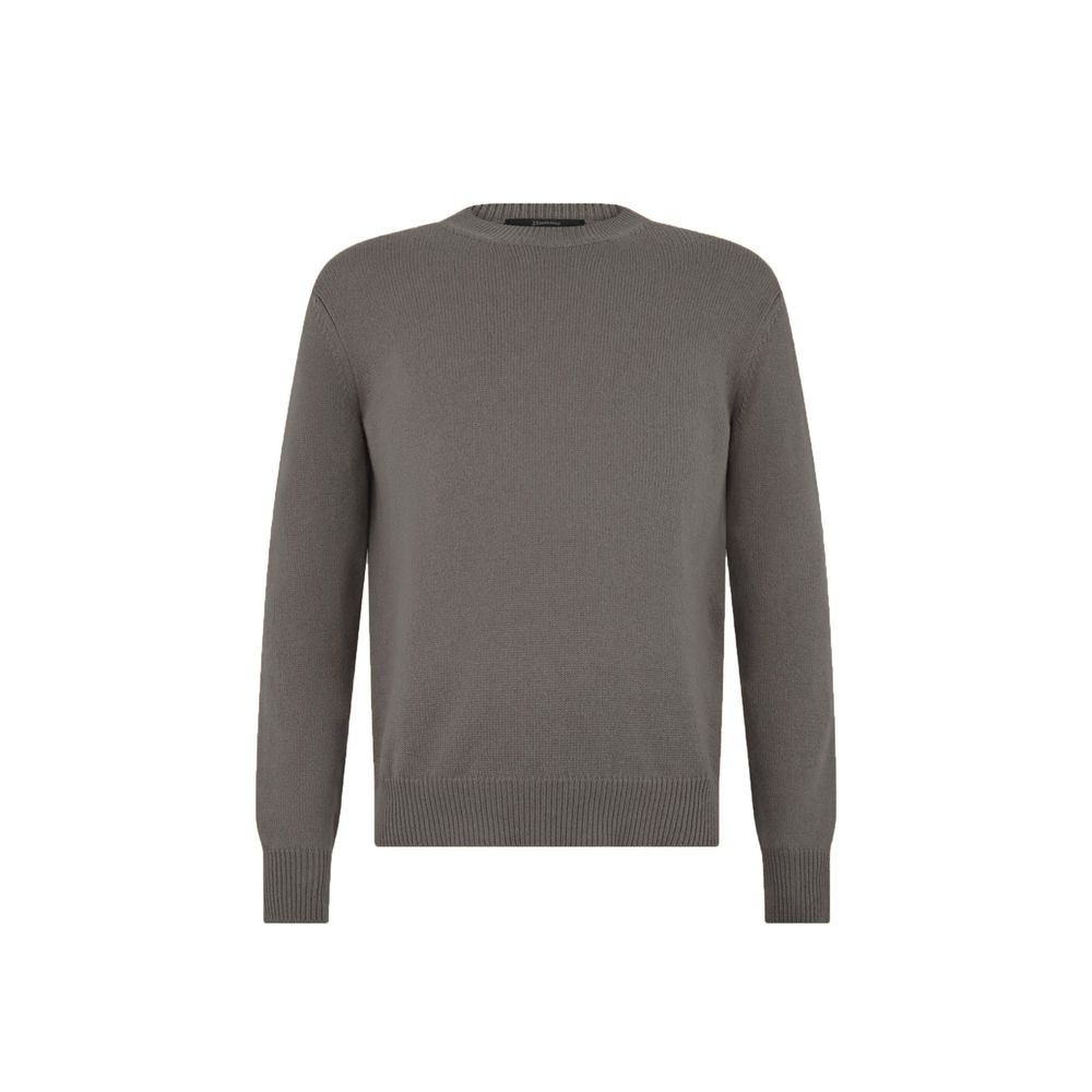 Herno Gray Cashmere Men's Sweater