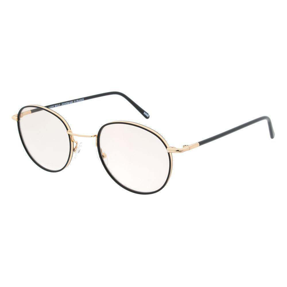 Andy Wolf Black Metal Glasses Men's (Frames)