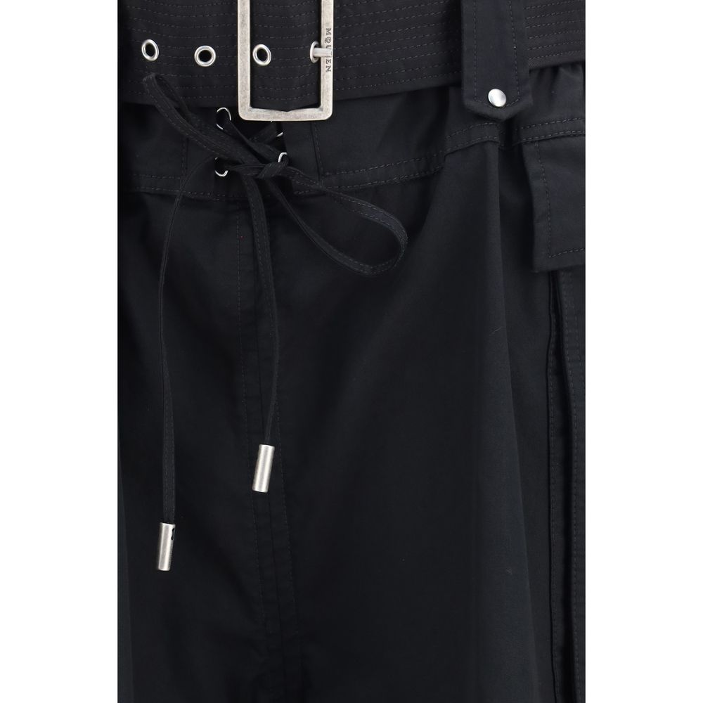 Alexander McQueen Black Cotton Bermuda Women's Shorts