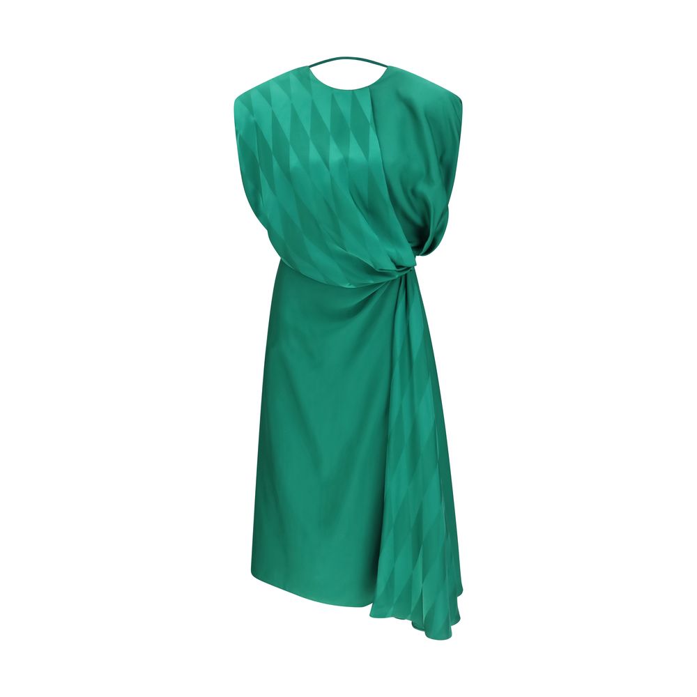 Versace Bicolor Silk Casual Women's Dress