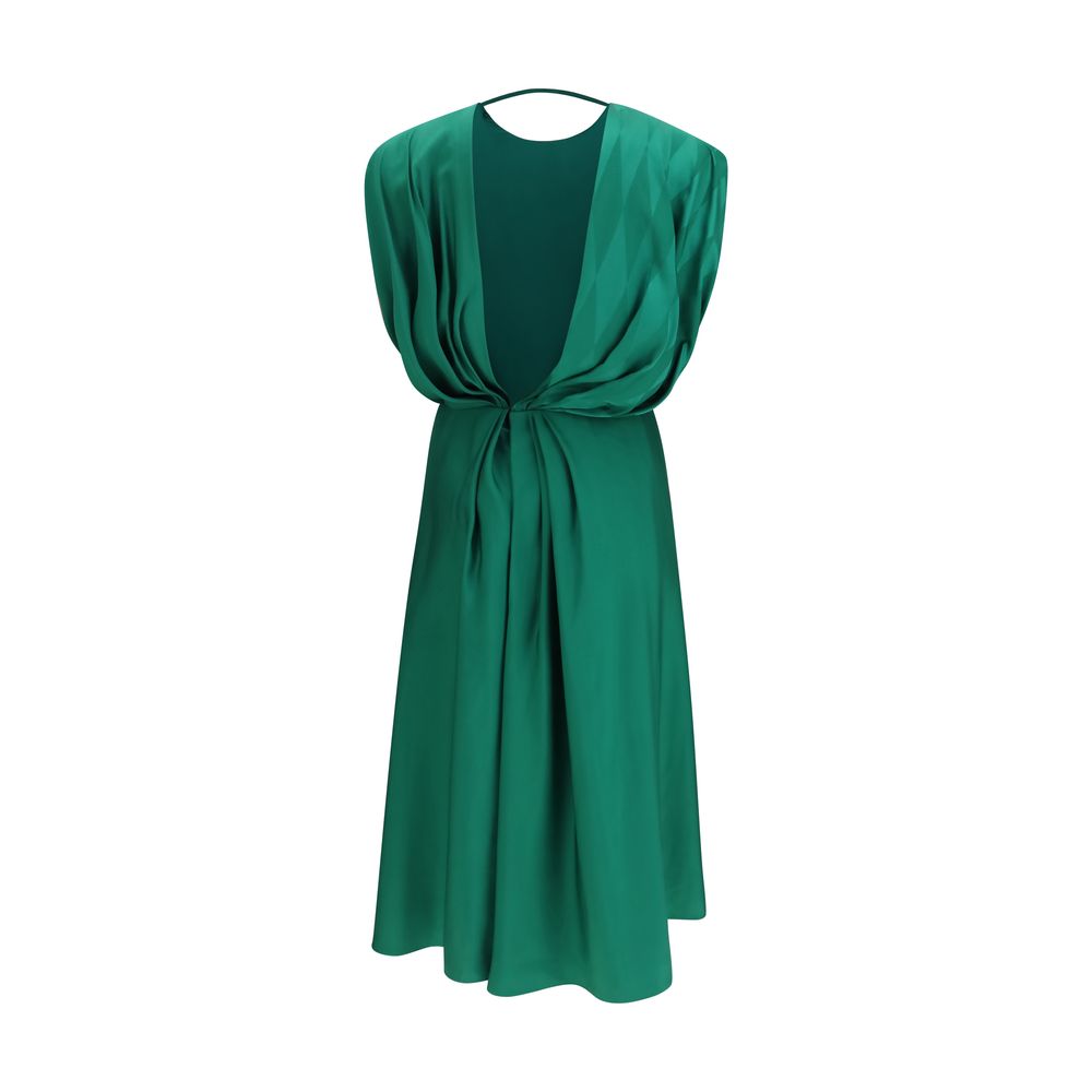Versace Bicolor Silk Casual Women's Dress