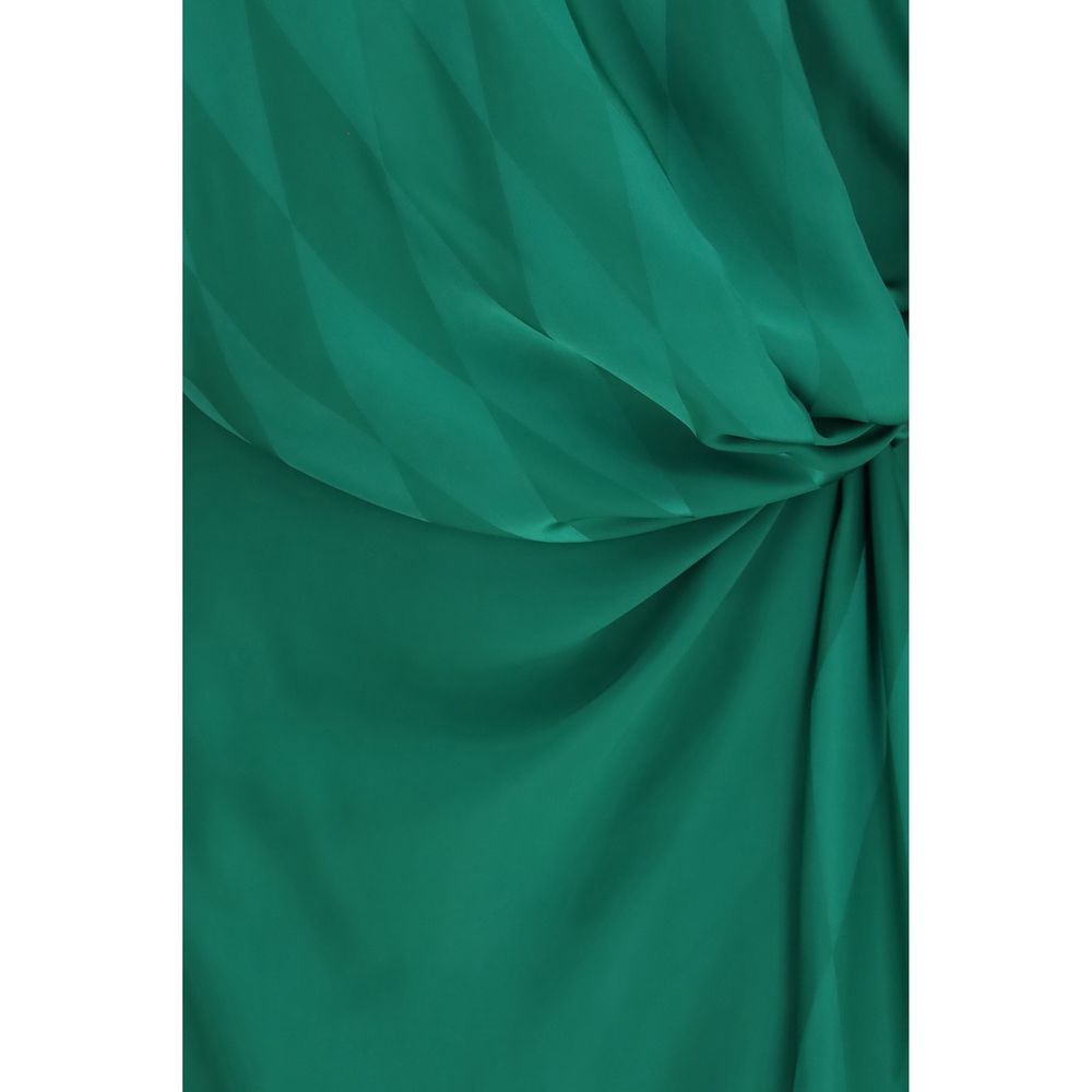 Versace Bicolor Silk Casual Women's Dress