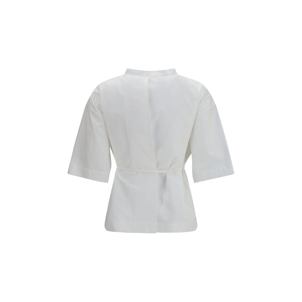 Calvin Klein White Cotton Shortsleeve Women's Shirt