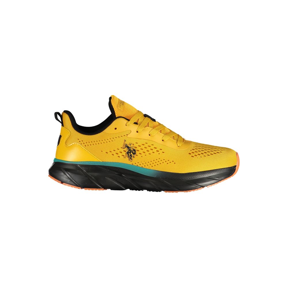 U.S. POLO ASSN. Yellow Polyester Men's Men's Sneaker