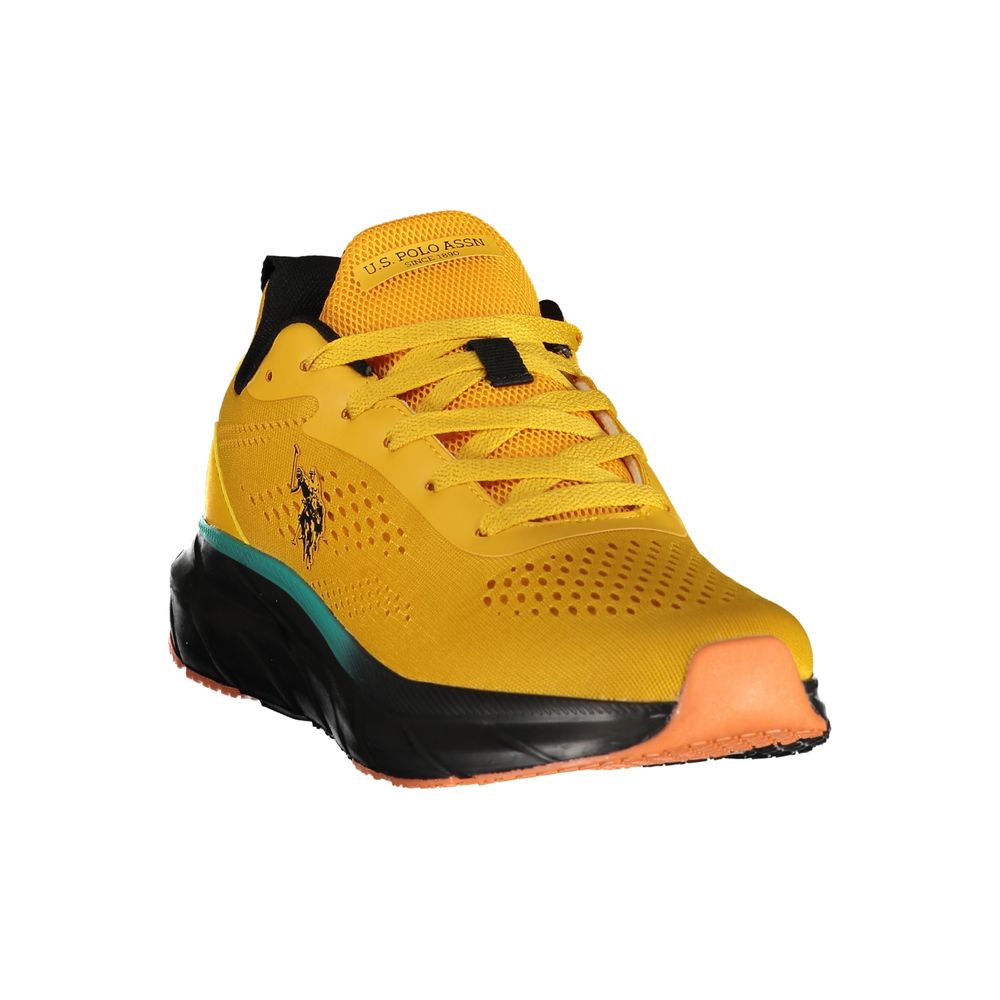U.S. POLO ASSN. Yellow Polyester Men's Men's Sneaker