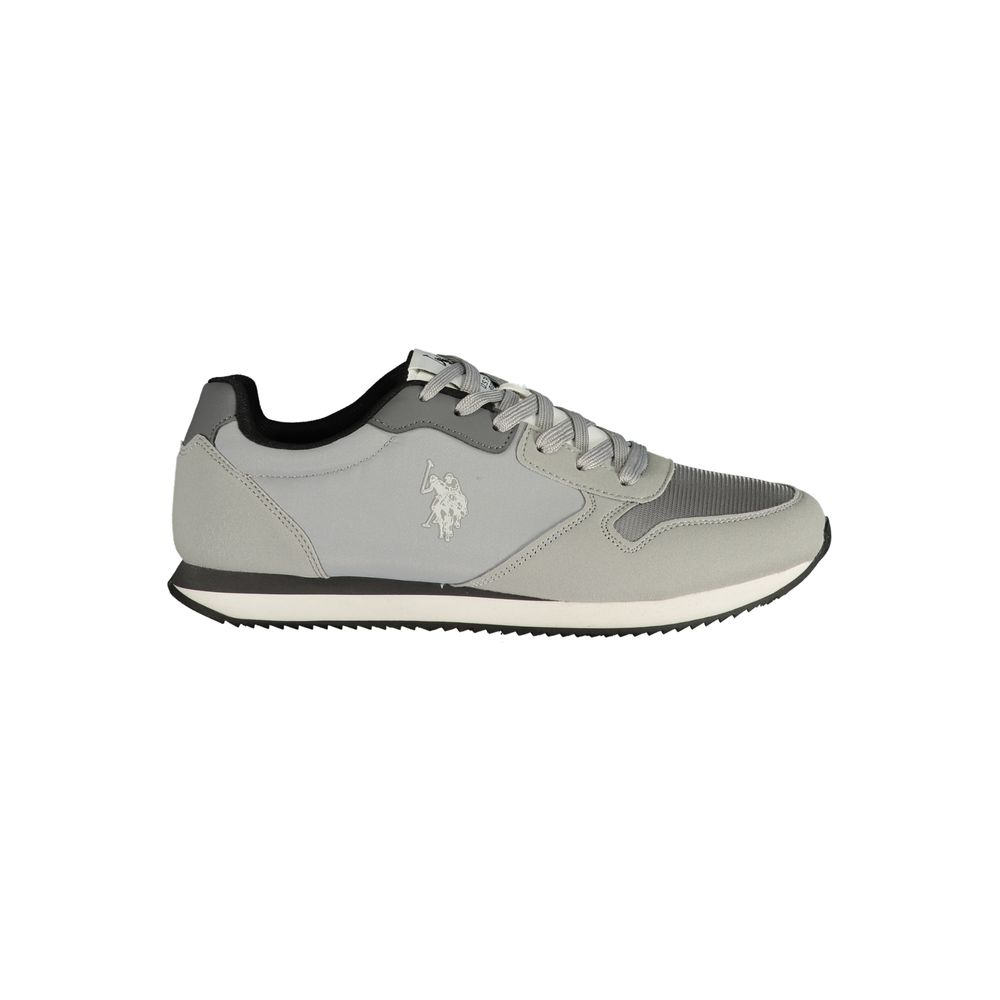 U.S. POLO ASSN. Dark Grey Polyurethane Men's Men's Sneaker