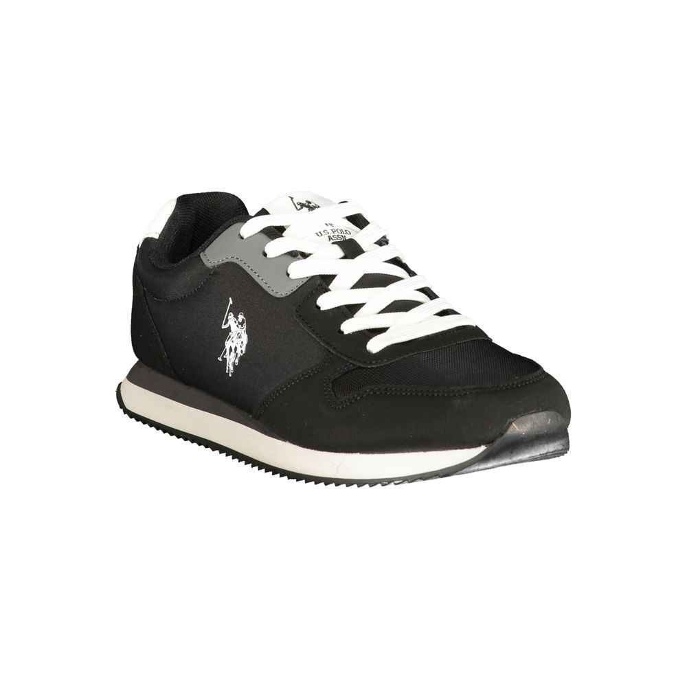 U.S. POLO ASSN. Black Polyurethane Men's Men's Sneaker