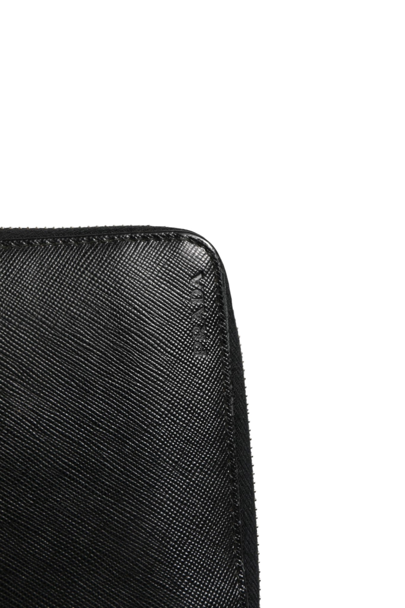 Prada Baltico Saffiano Leather Zip Travel Women's Wallet (Pre-Owned)