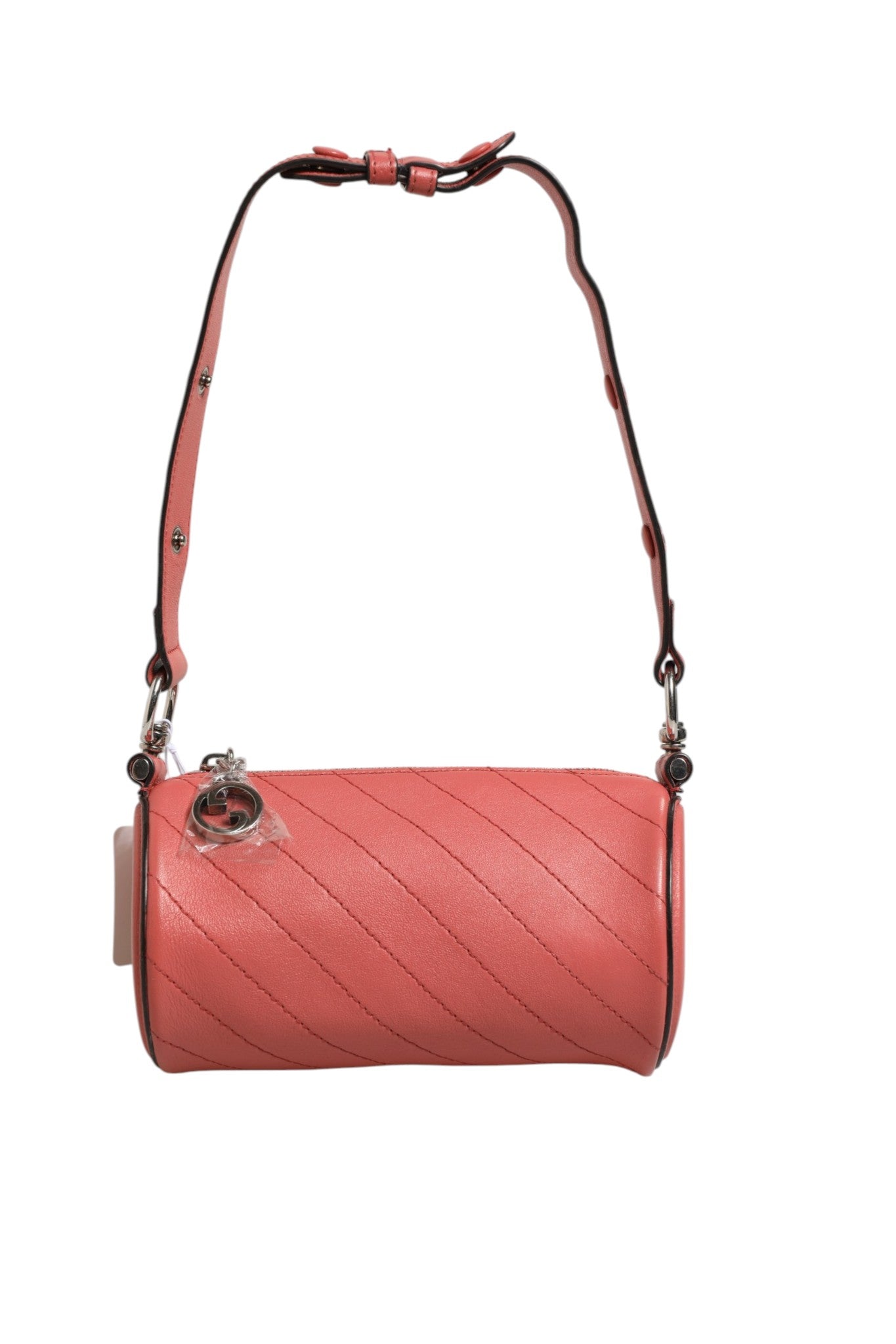 Gucci Blondie Mini Shoulder Bag Pink Women's Leather (Pre-Owned)