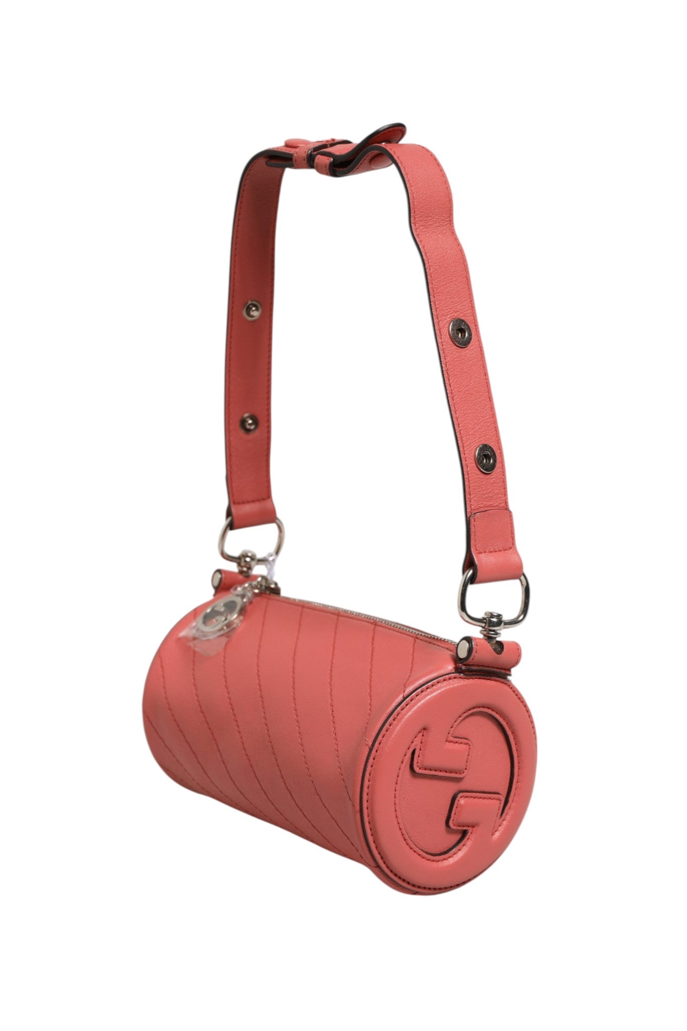 Gucci Blondie Mini Shoulder Bag Pink Women's Leather (Pre-Owned)