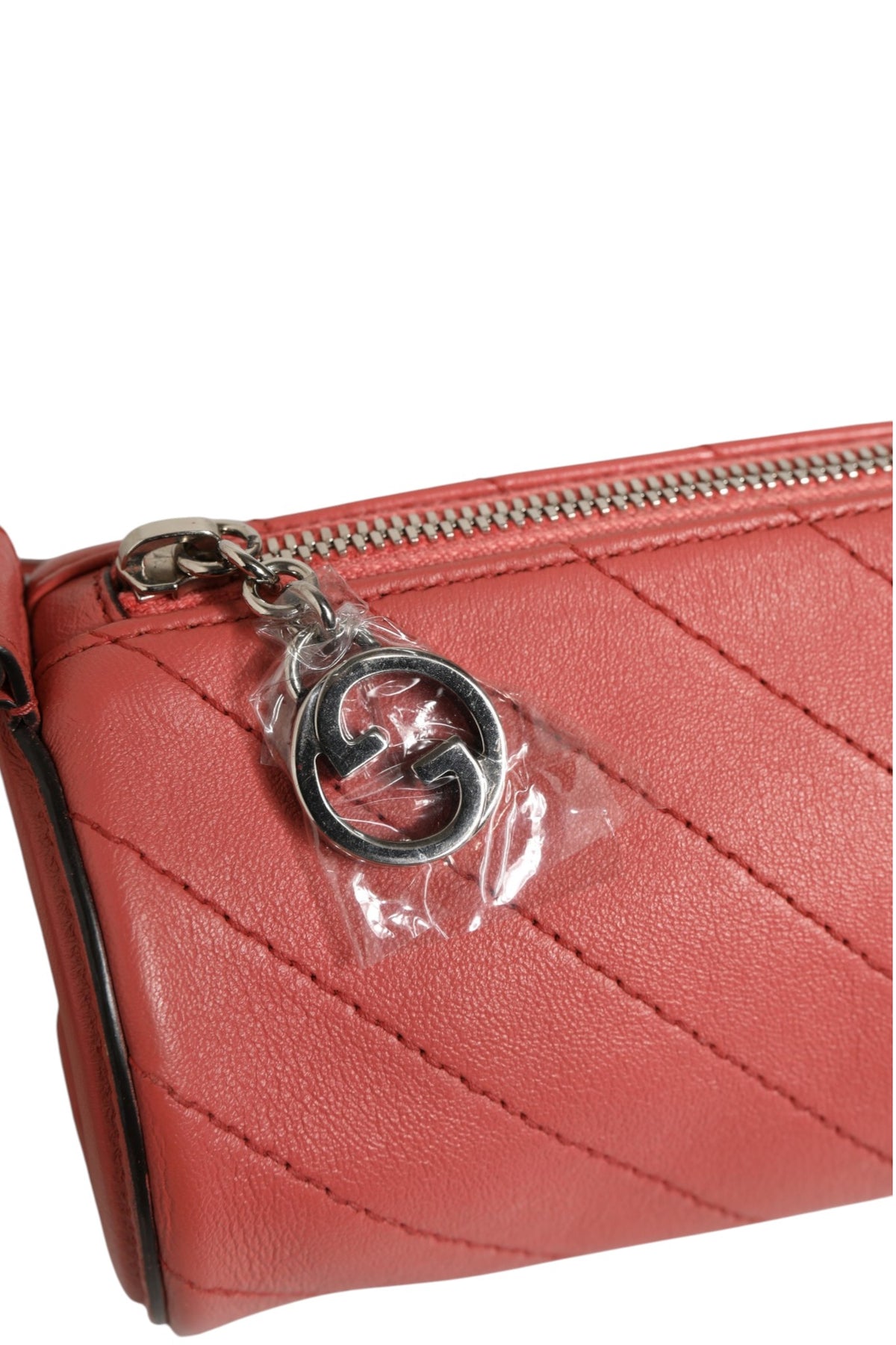 Gucci Blondie Mini Shoulder Bag Pink Women's Leather (Pre-Owned)