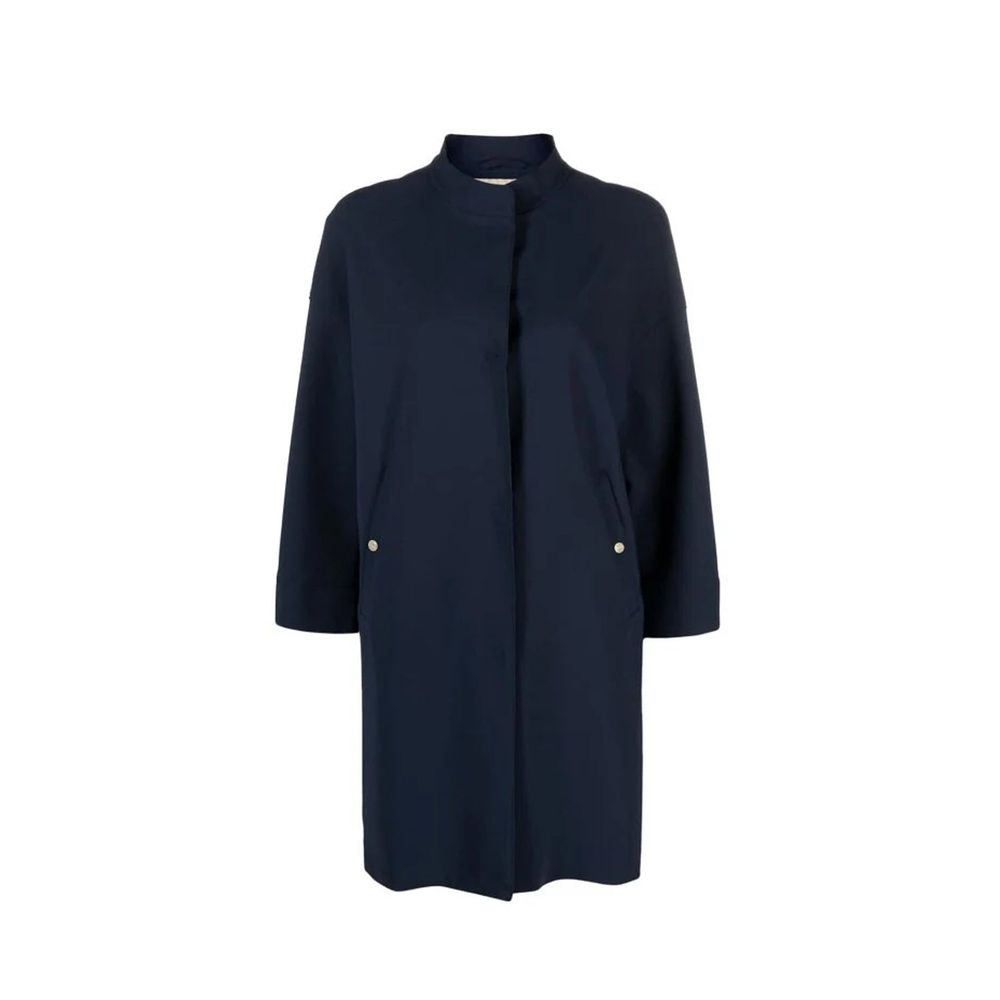 Herno Blue Elastane Women's Coat