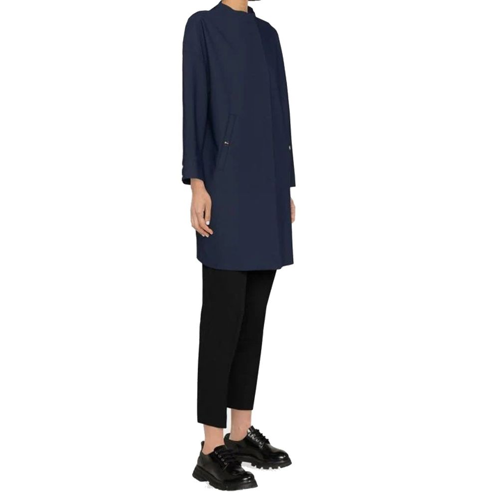 Herno Blue Elastane Women's Coat