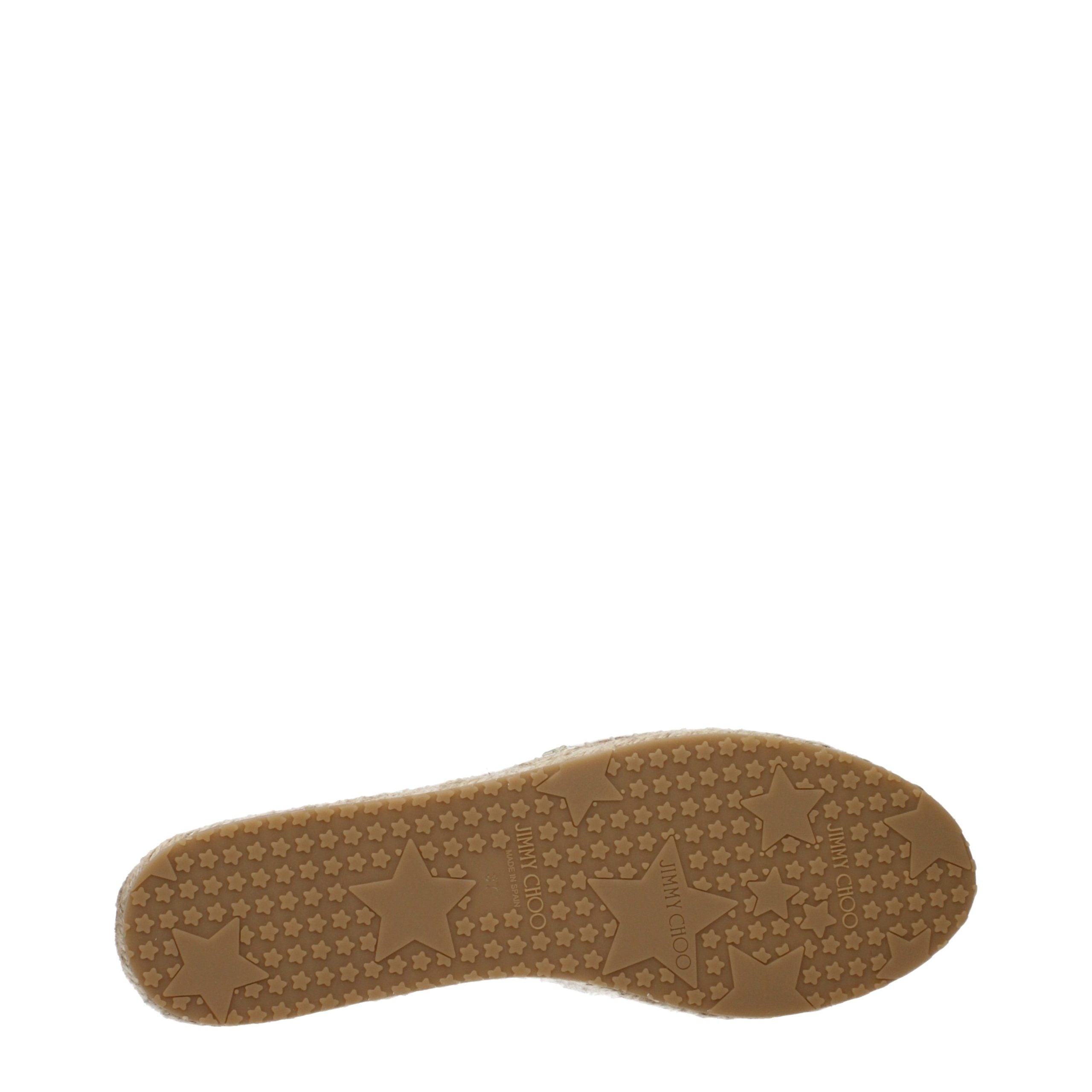 Jimmy Choo White Leather Women's Espadrilles