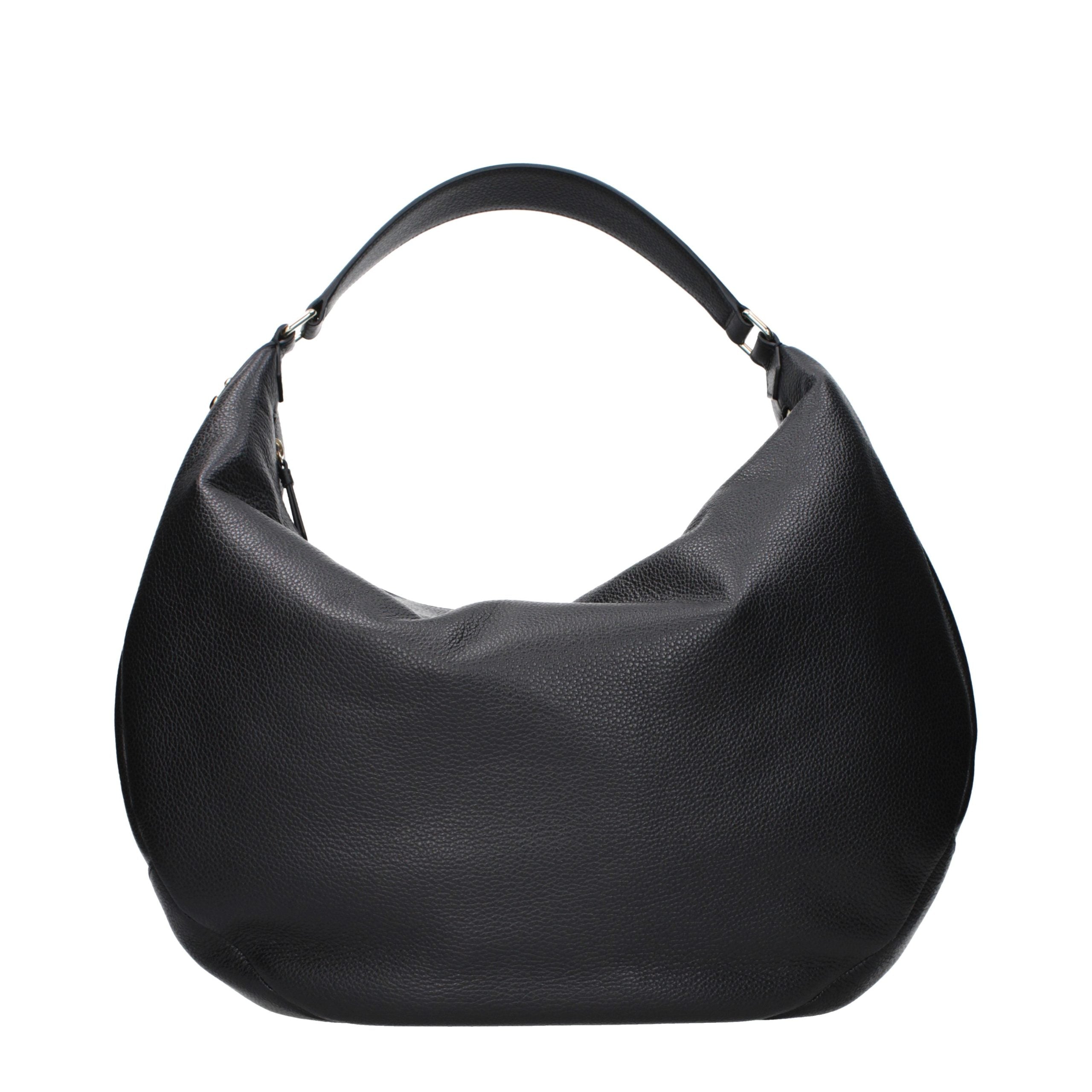 Jimmy Choo Black Leather Shoulder Women's Bag