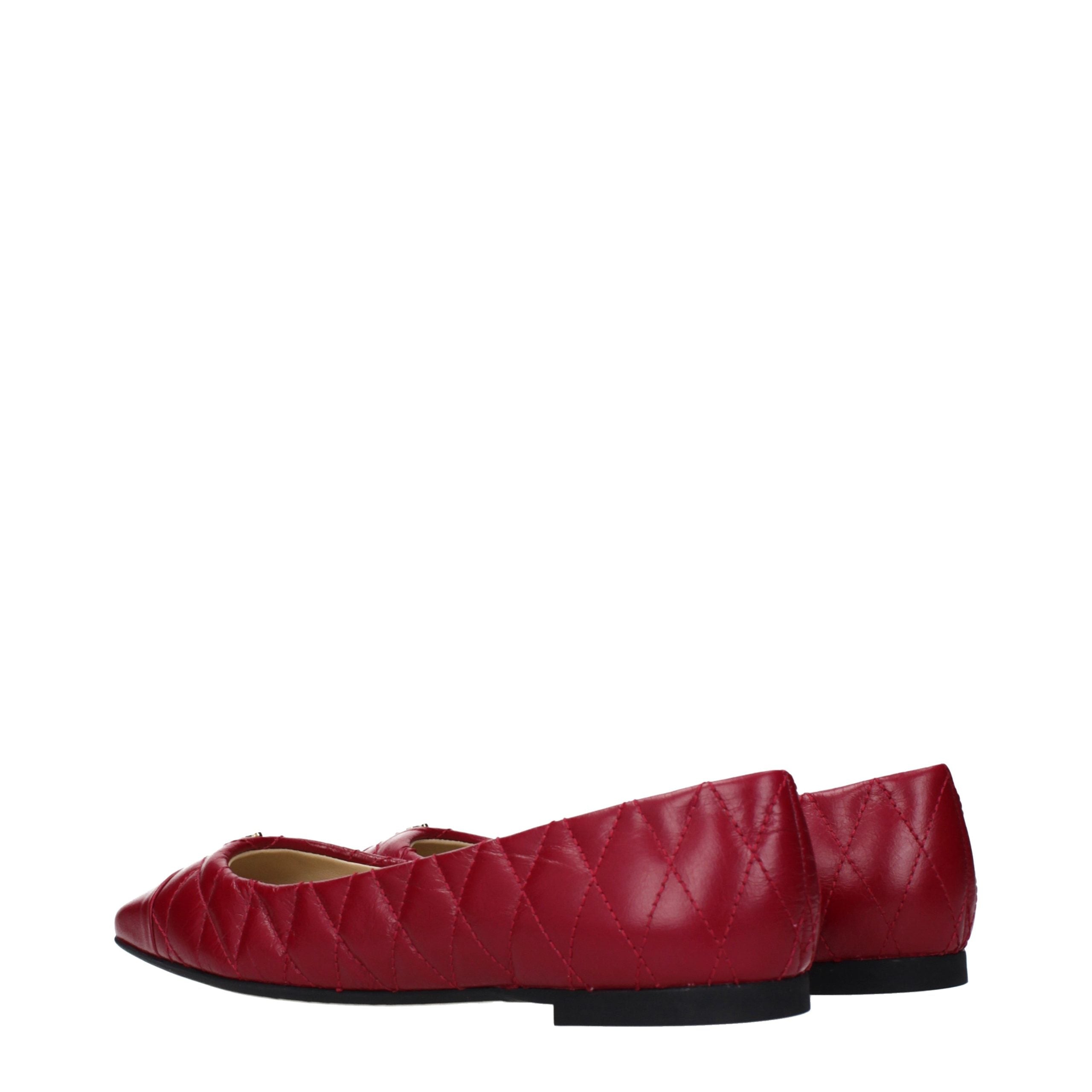 Jimmy Choo Pink Leather Ballet Women's Flats