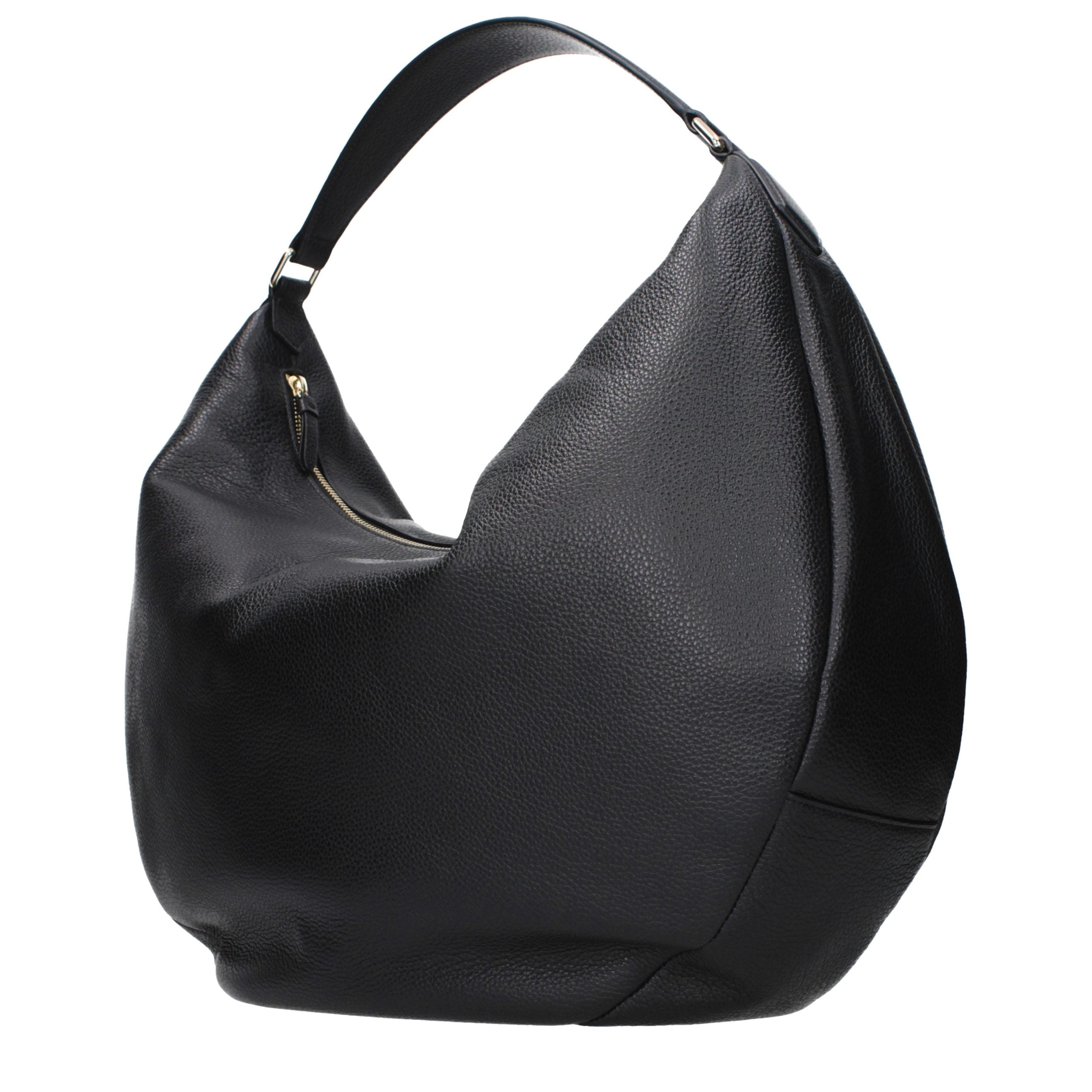 Jimmy Choo Black Leather Shoulder Women's Bag