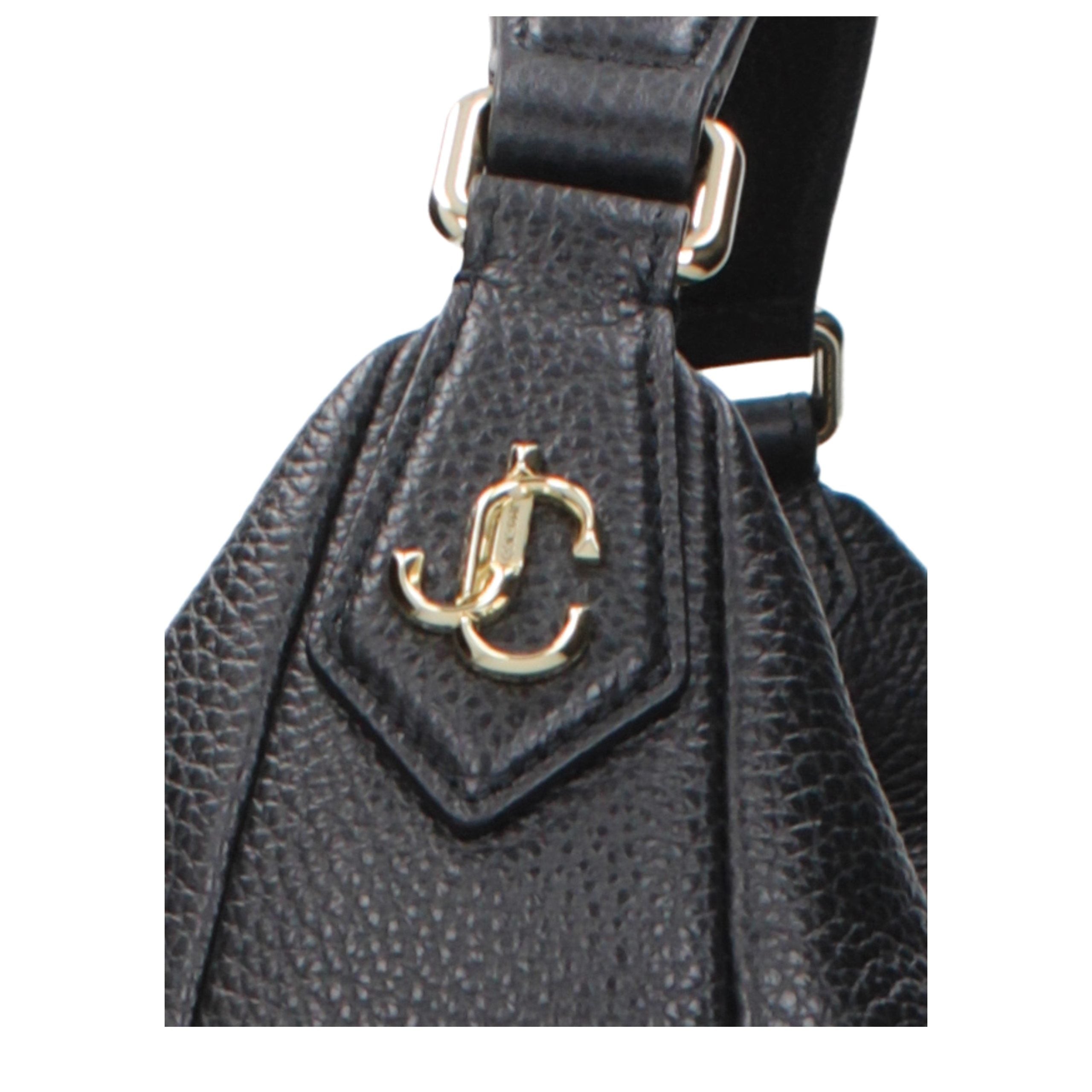 Jimmy Choo Black Leather Shoulder Women's Bag