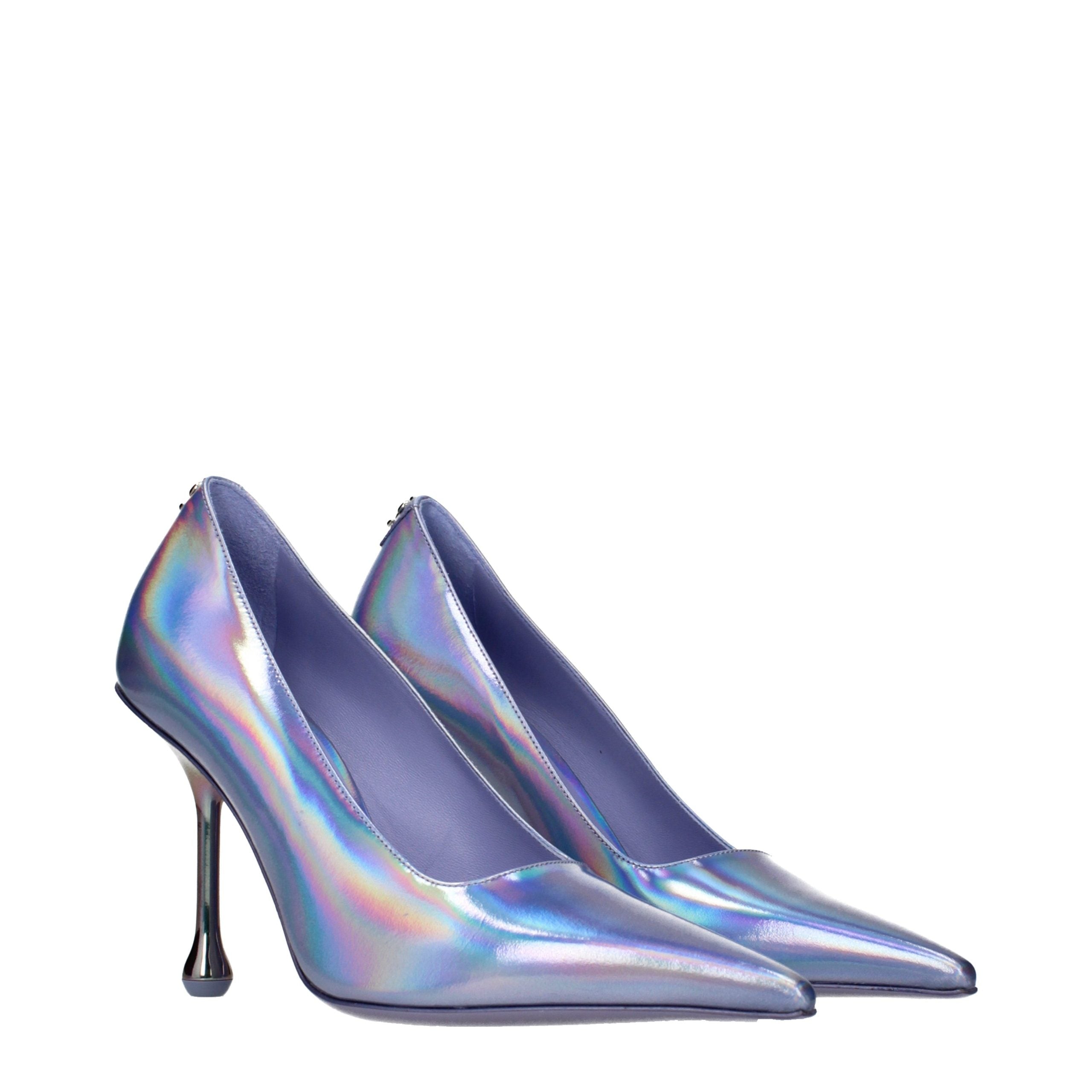 Jimmy Choo Purple Leather High Heel Women's Pumps