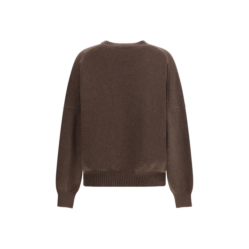 Khaite Brown Cashmere Women's Sweater