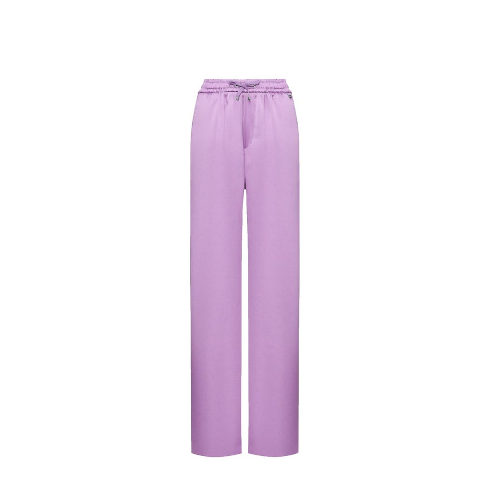 Herno Purple Polyester Casual Women's Pants