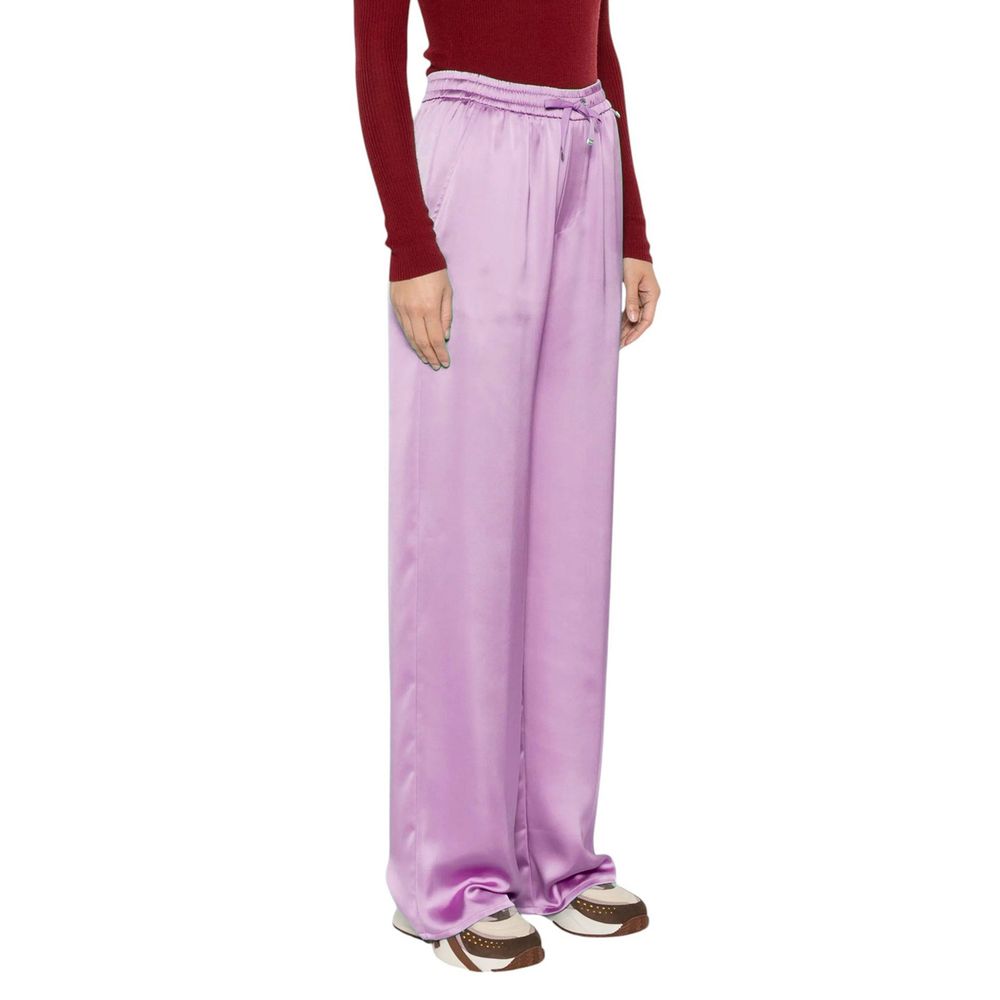 Herno Purple Polyester Casual Women's Pants