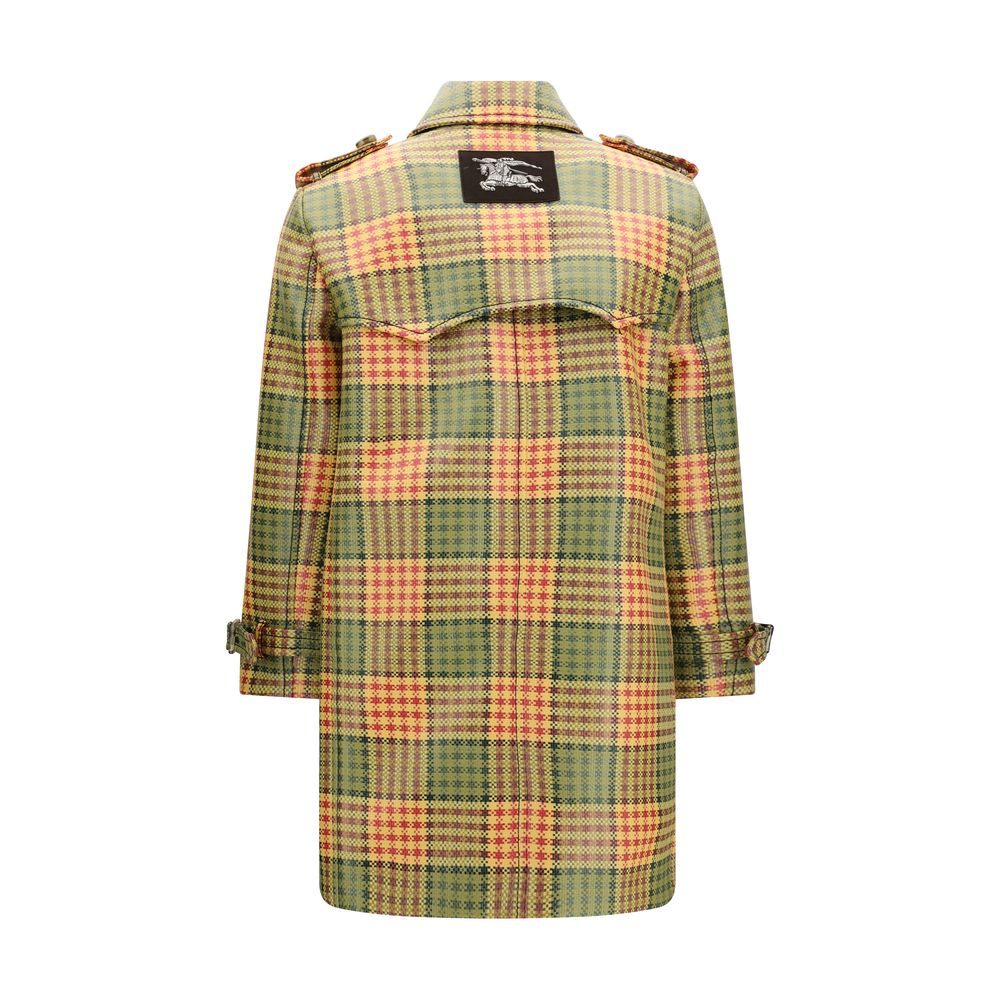 Burberry Multicolor Polyester Trench Women's Coat