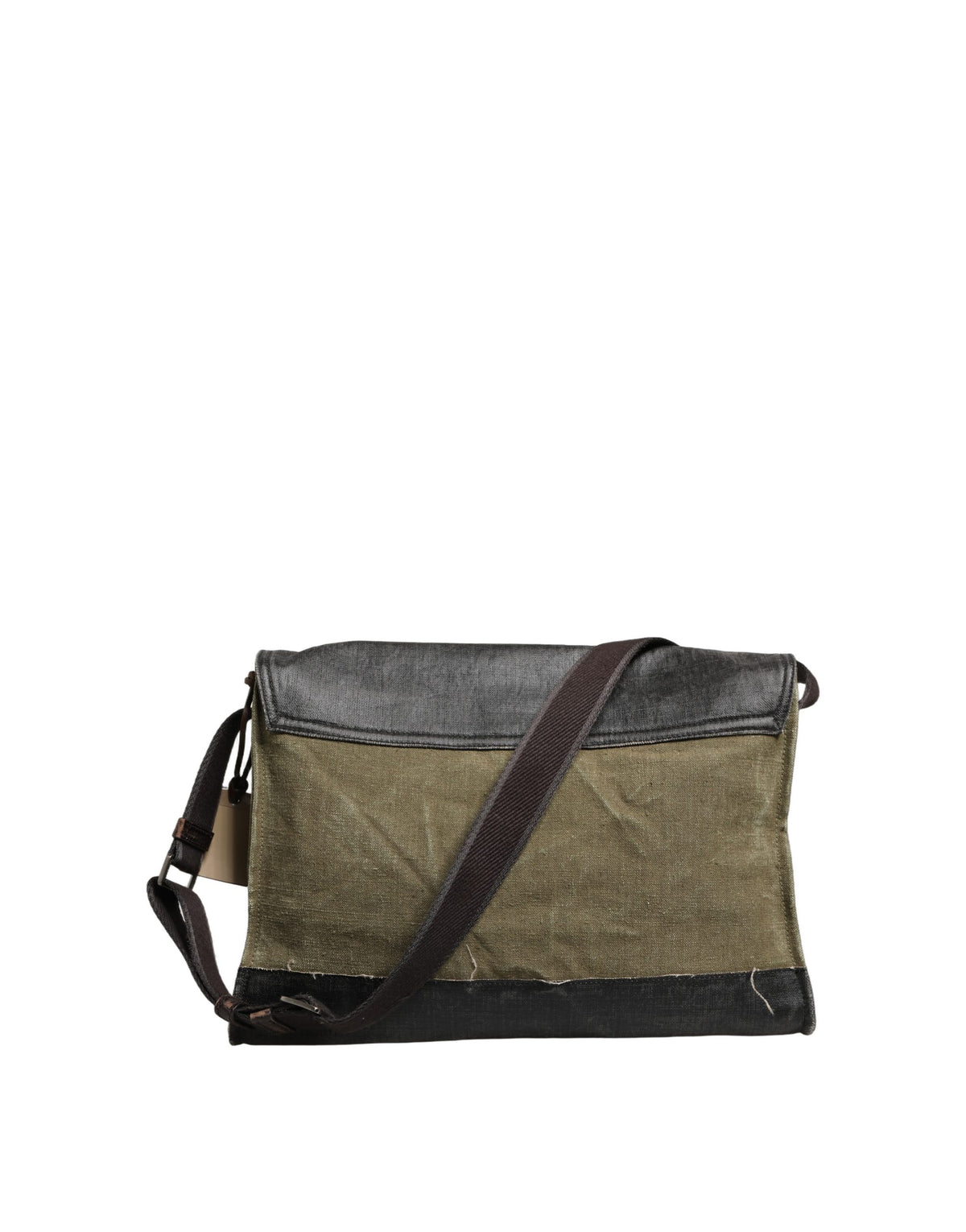 Dolce & Gabbana Military Green Two Tone Messenger Shoulder Borse Men Men's Bag