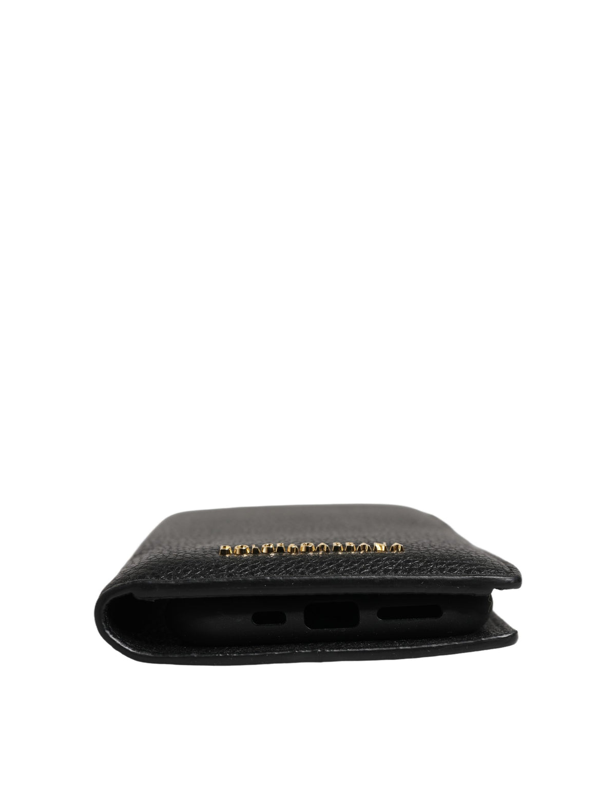 Dolce & Gabbana Case Flip Cover Black Calf Leather iWomen's11 PRO Women's Phone