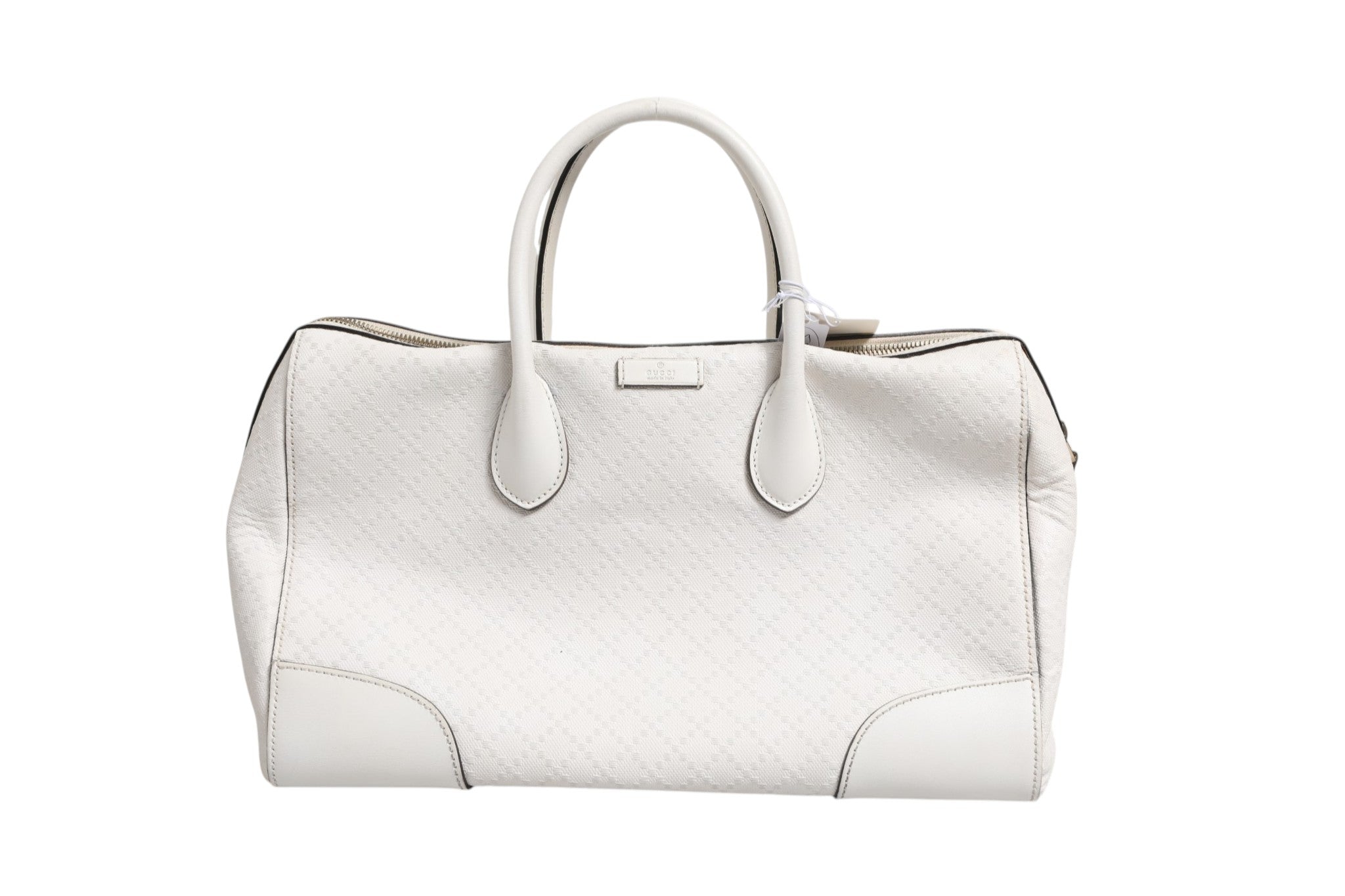 Gucci Medium Diamante Leather Boston Women's Bag (Pre-Owned)