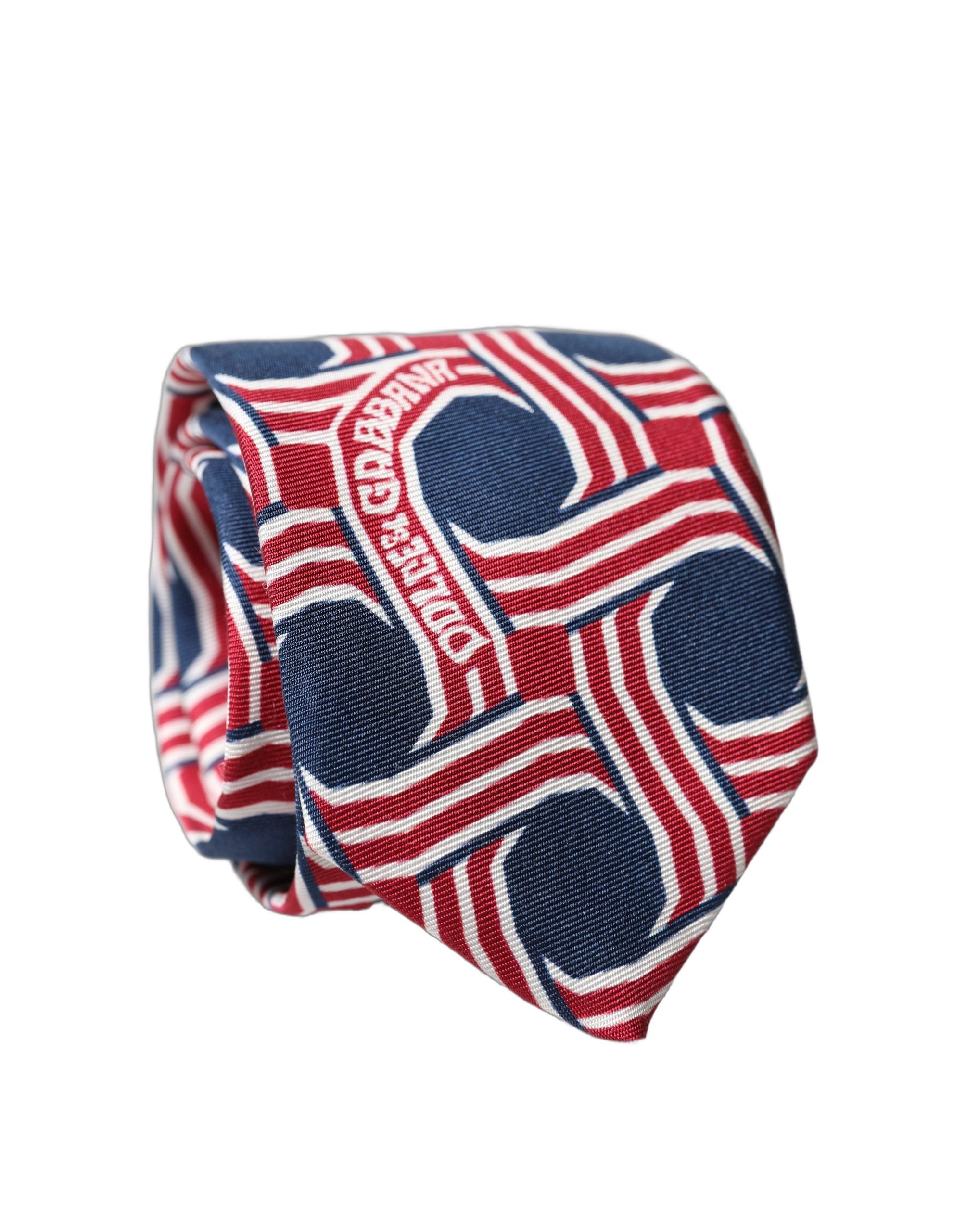 Dolce & Gabbana Multicolor Patterned Silk Adjustable Men Men'sd NeckMen's Men's Tie