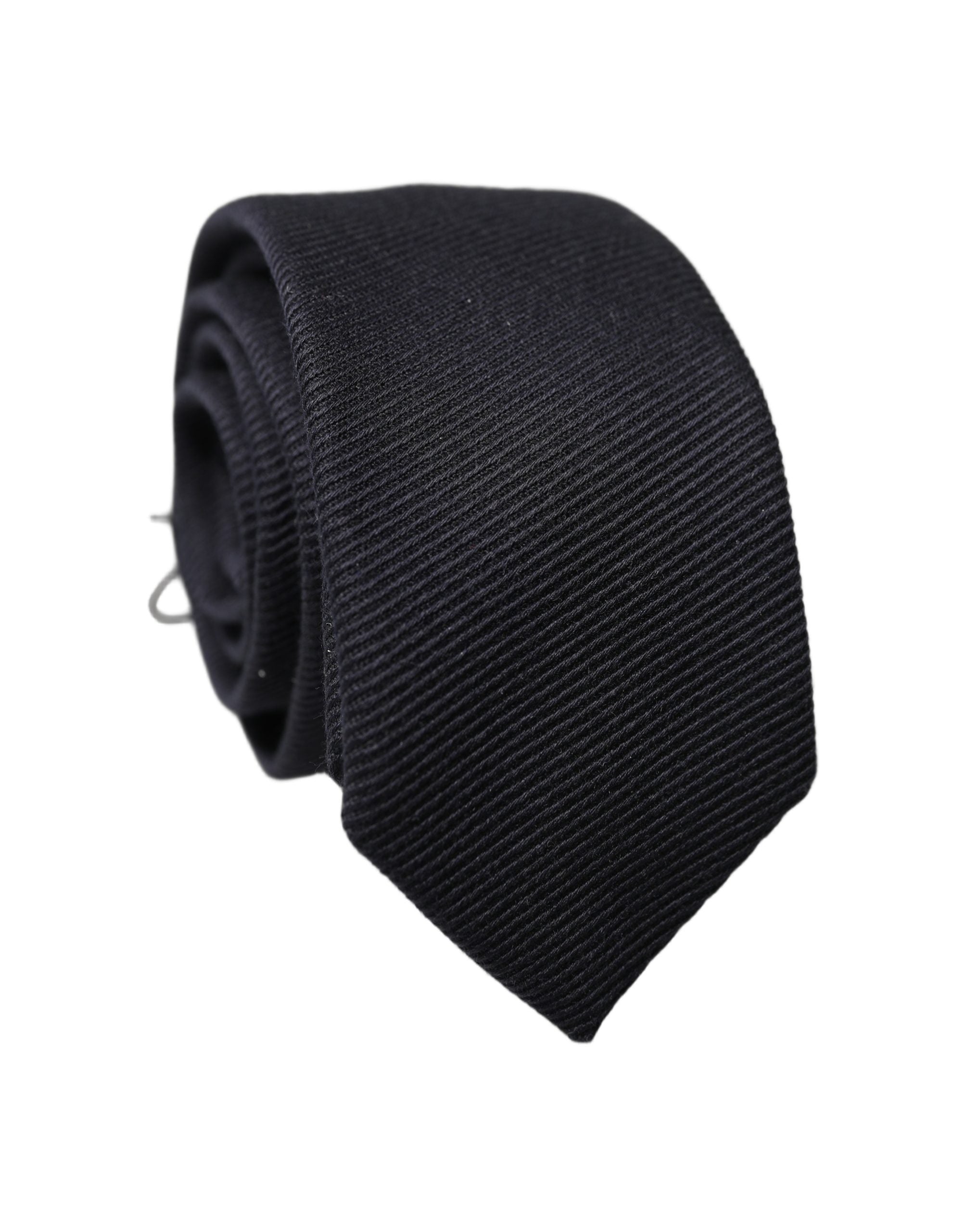 Dolce & Gabbana Black Solid 100% Silk Adjustable Men Men'sd NeckMen's Men's Tie