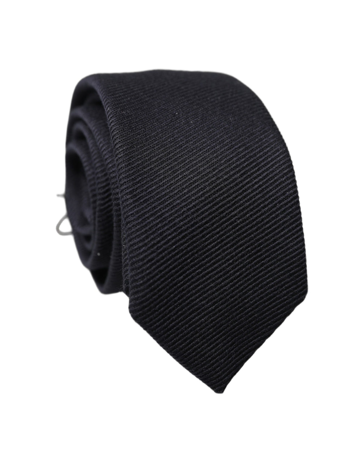 Dolce & Gabbana Dark Blue Solid 100% Silk Adjustable Men Men'sd NeckMen's Men's Tie