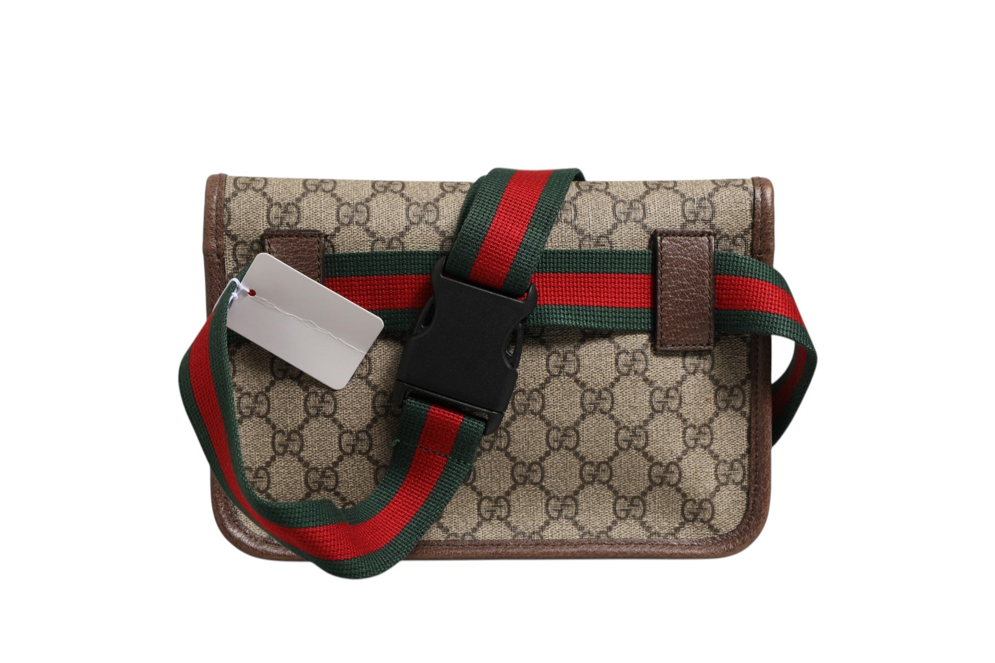 Gucci Supreme Monogram Neo Vintage Web Belt Women's Bag (Pre-Owned)