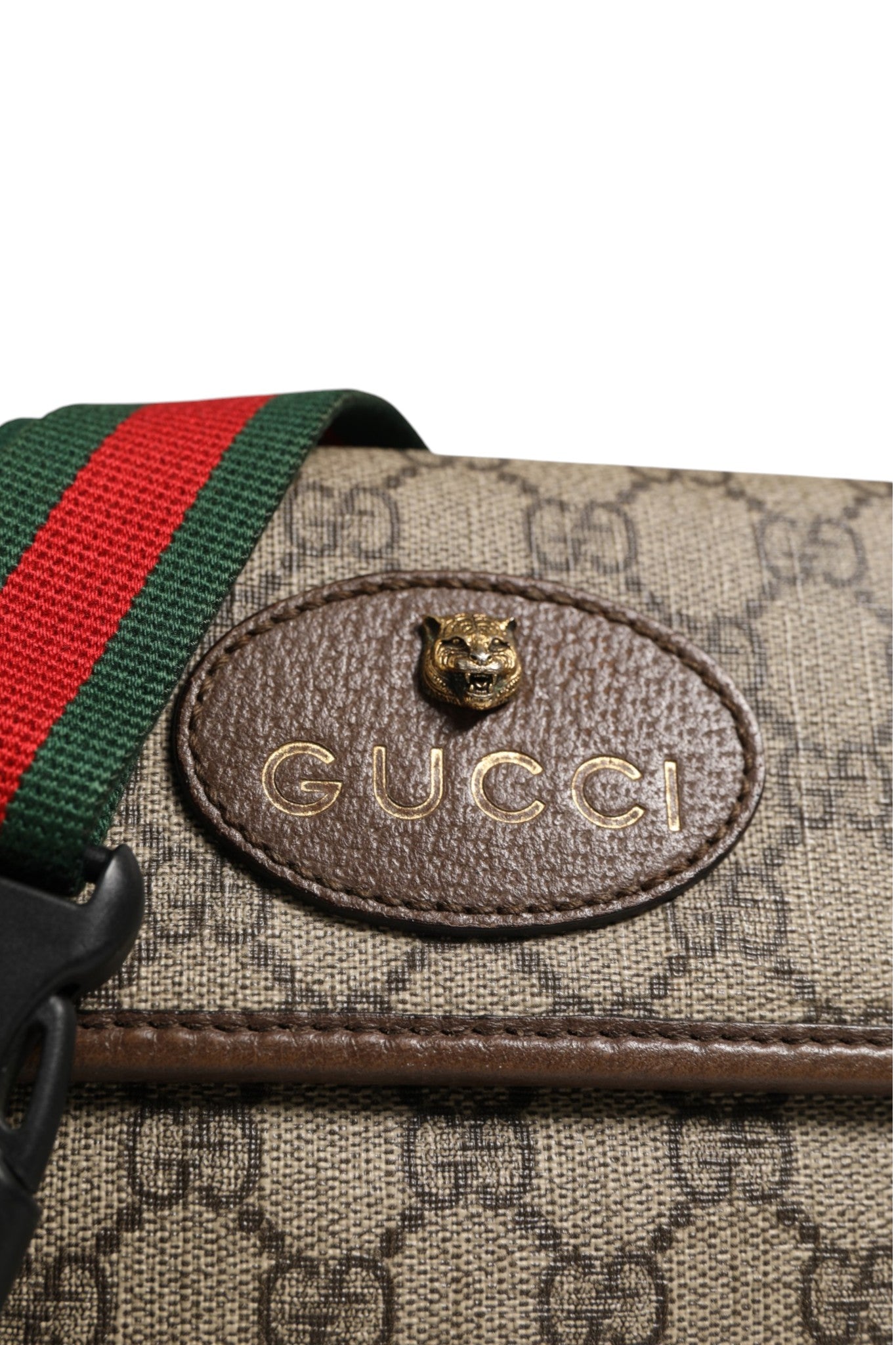 Gucci Supreme Canvas Belt Women's Bag (Pre-Owned)